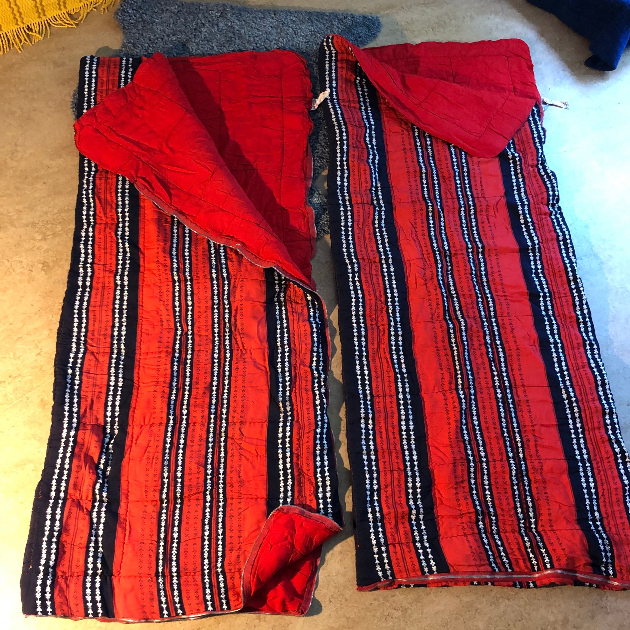 2st Retro sovsäcksovtäcke vaddtäcke täcke Värnamo Sängkläder AB 2st Retro sovsäcksovtäcke vaddtäcke täcke Värnamo Sängkläder AB