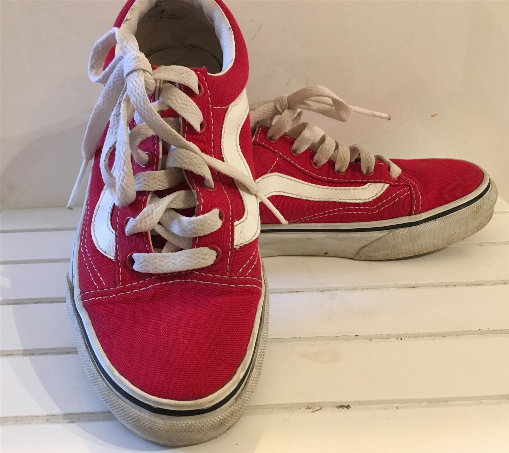 vans röda vans röda