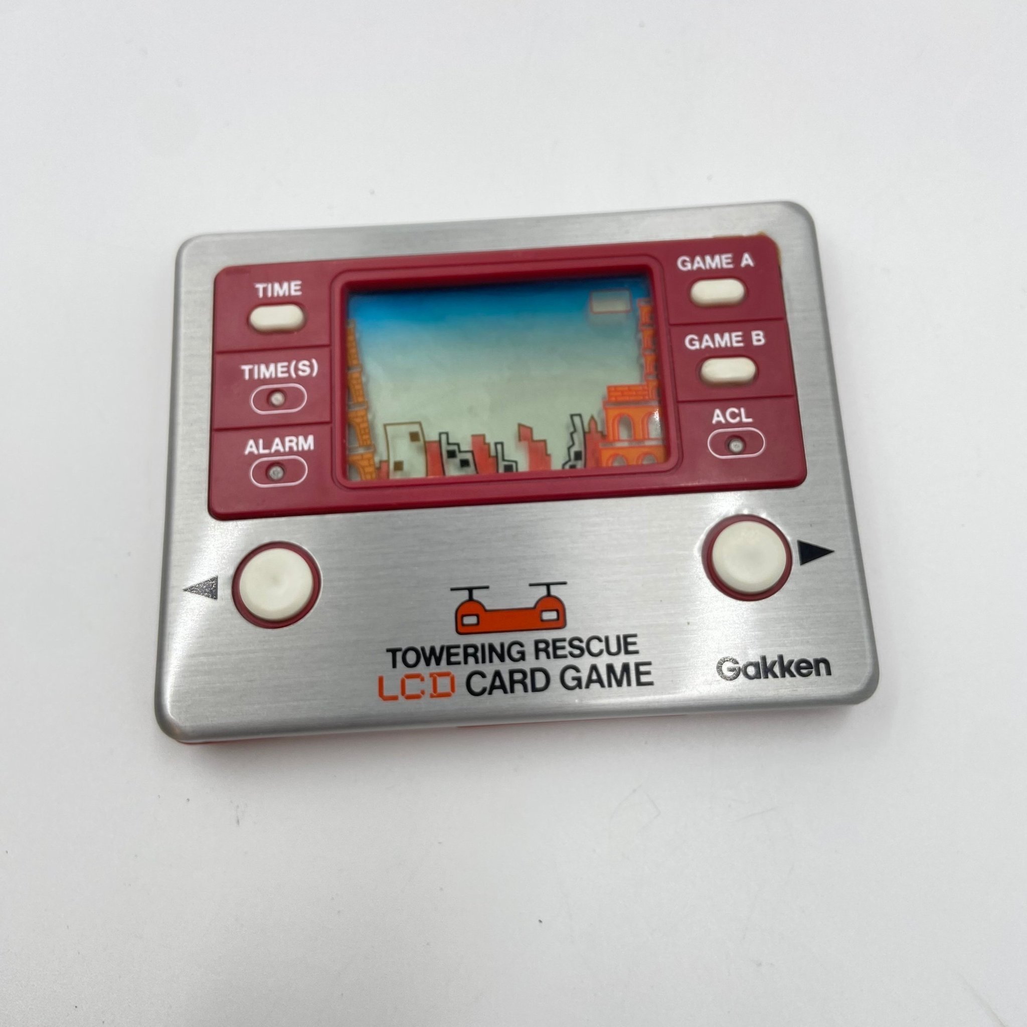 ゲームウォッチTOWERING RESCUE LCD CARD GAME 学研 Straight Edge Game Room - Towering Rescue LCD Card Game