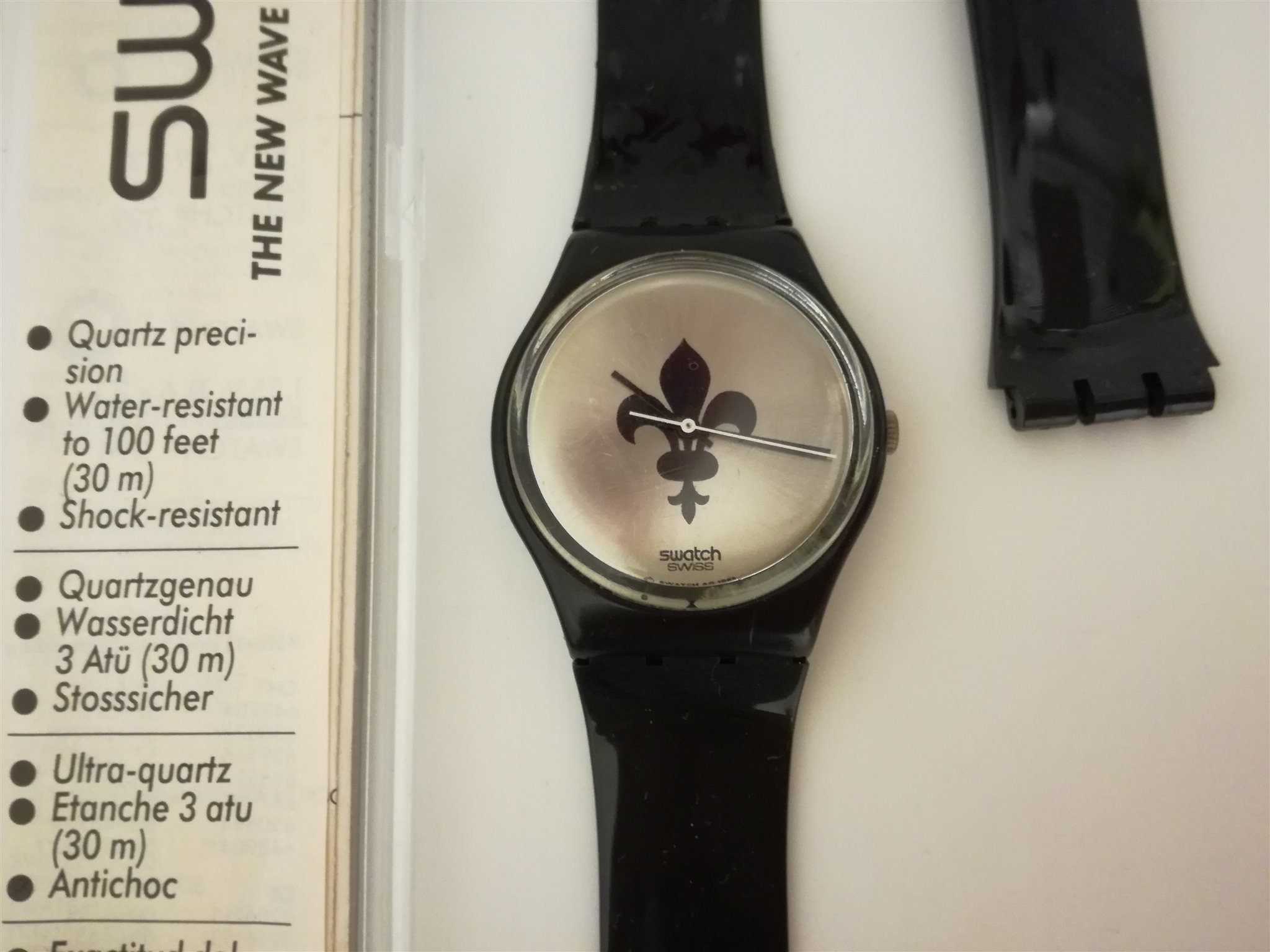 SWATCH KLOCKA LUCRETIA 1989 I TOPPSKICK! VINTAGE RETRO