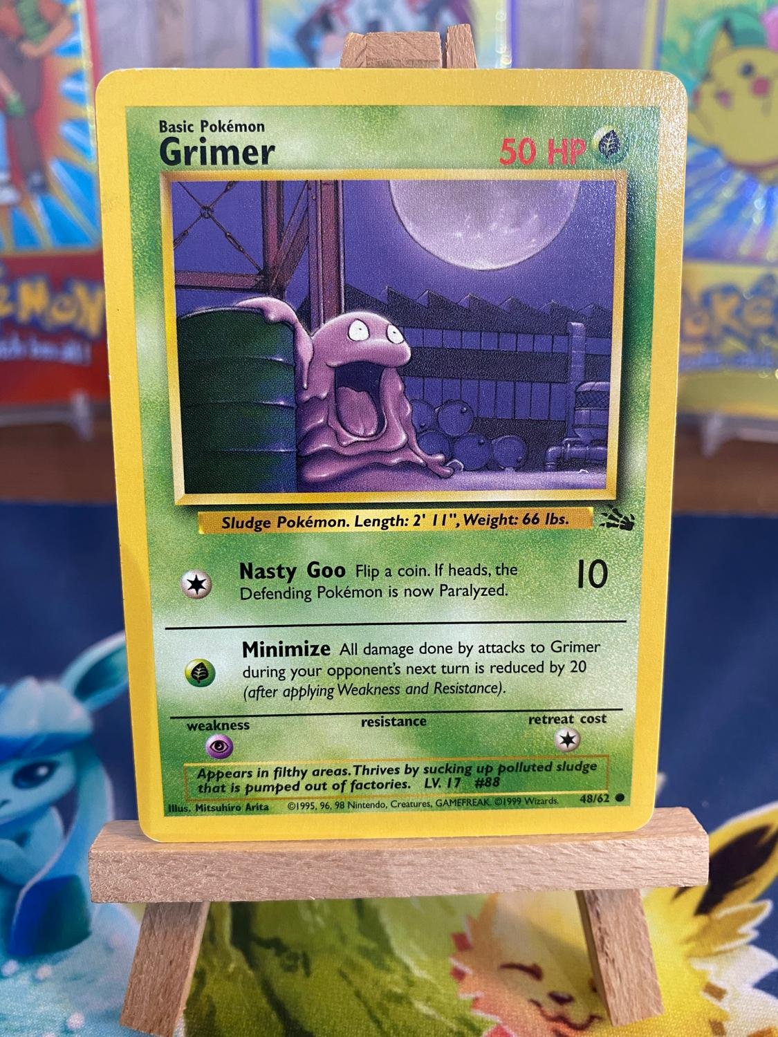 Grimer - 48/62 Fossil 1999 - Pokemon kort | Kp p Tradera (425093190) Grimer - 48/62 Fossil 1999 - Pokemon kort | Kp p Tradera (425093190)