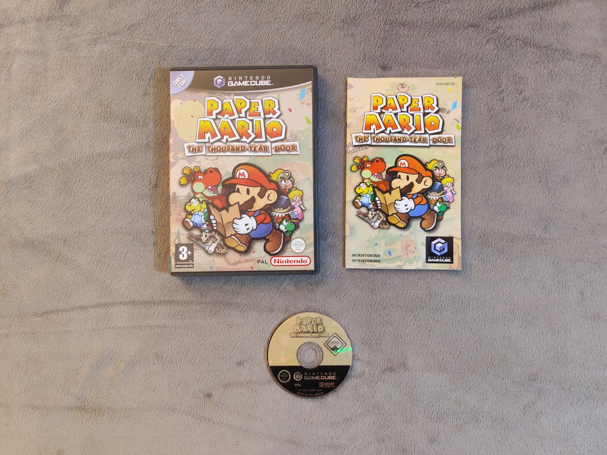 Paper Mario The Thousand Year Door Gamecube Pal