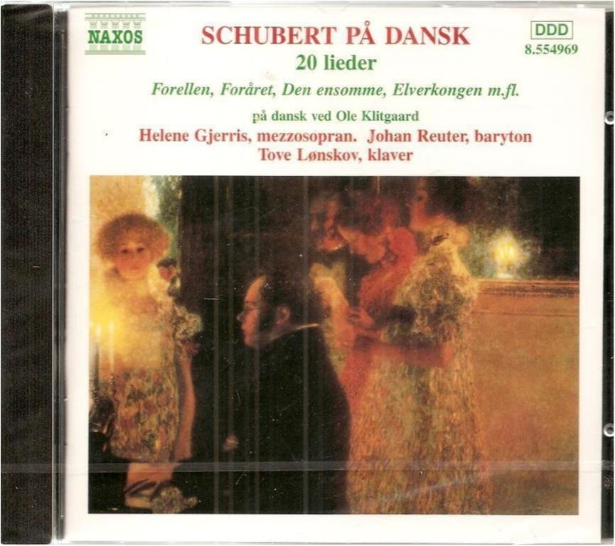 SCHUBERT PÅ DANSK -20 LIEDER - NY & INPLASTAT !