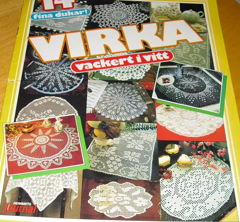 Mönster Virka 14 st. vackra dukar
