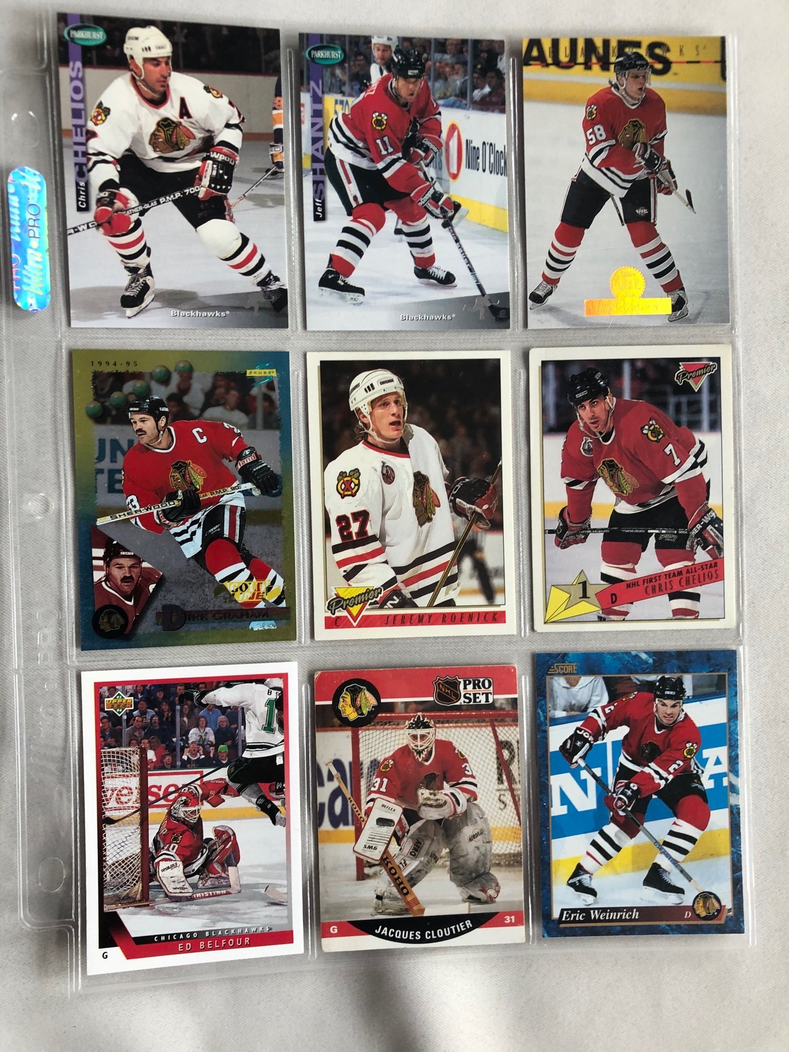 Hockeykort/hockeybilder - Chicago Blackhawks 40 st
