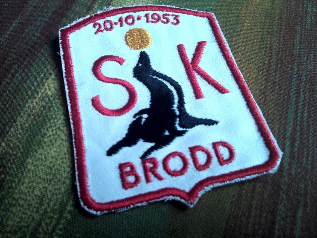 SK BRODD Vintage Klubbmärke Patch Tygmärke Handboll Fotboll Stockholm