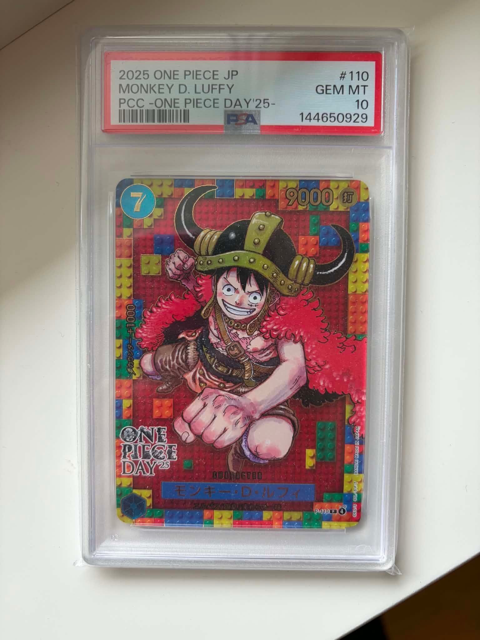 One Piece Card Game Monkey D. Luffy PSA 10 | Köp på Tradera