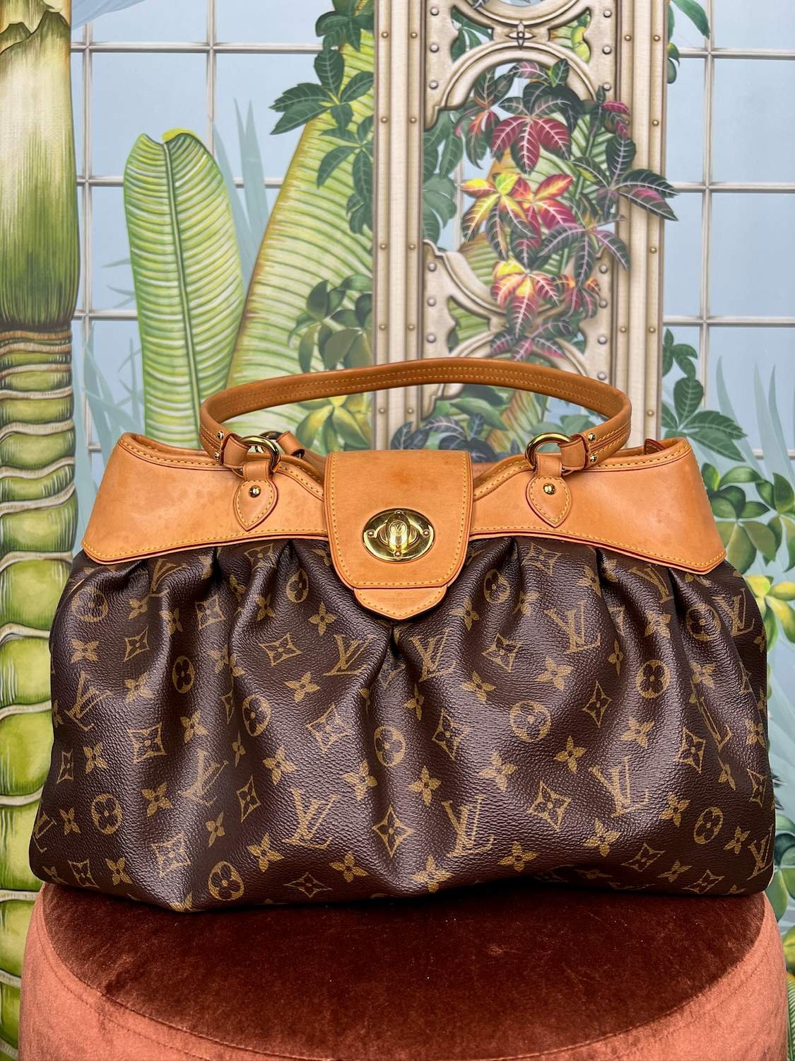 【希少】 LOUIS VUITTON LV Monogram Boetie MM Vintage バッグ LOUIS VUITTON Monogram Boetie MM Shoulder Bag Tote Satchel