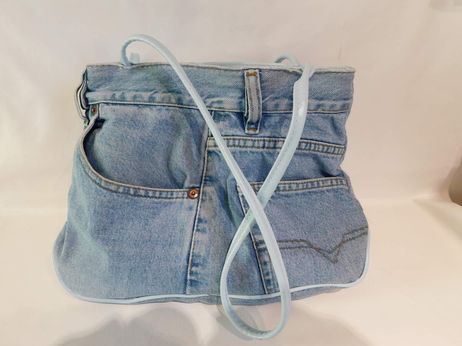 Hippie Fashion Jeans Väska från 70 Talet Hippie Boho Återbruket Hippie Fashion Jeans Väska från 70 Talet Hippie Boho Återbruket