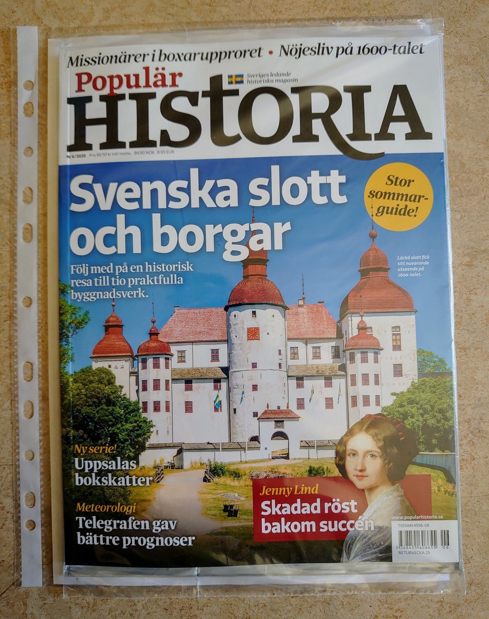 POPULÄR HISTORIA NR 6 2020 - "SVENSKA SLOTT OCH BORGAR" / ny / oläst ex.