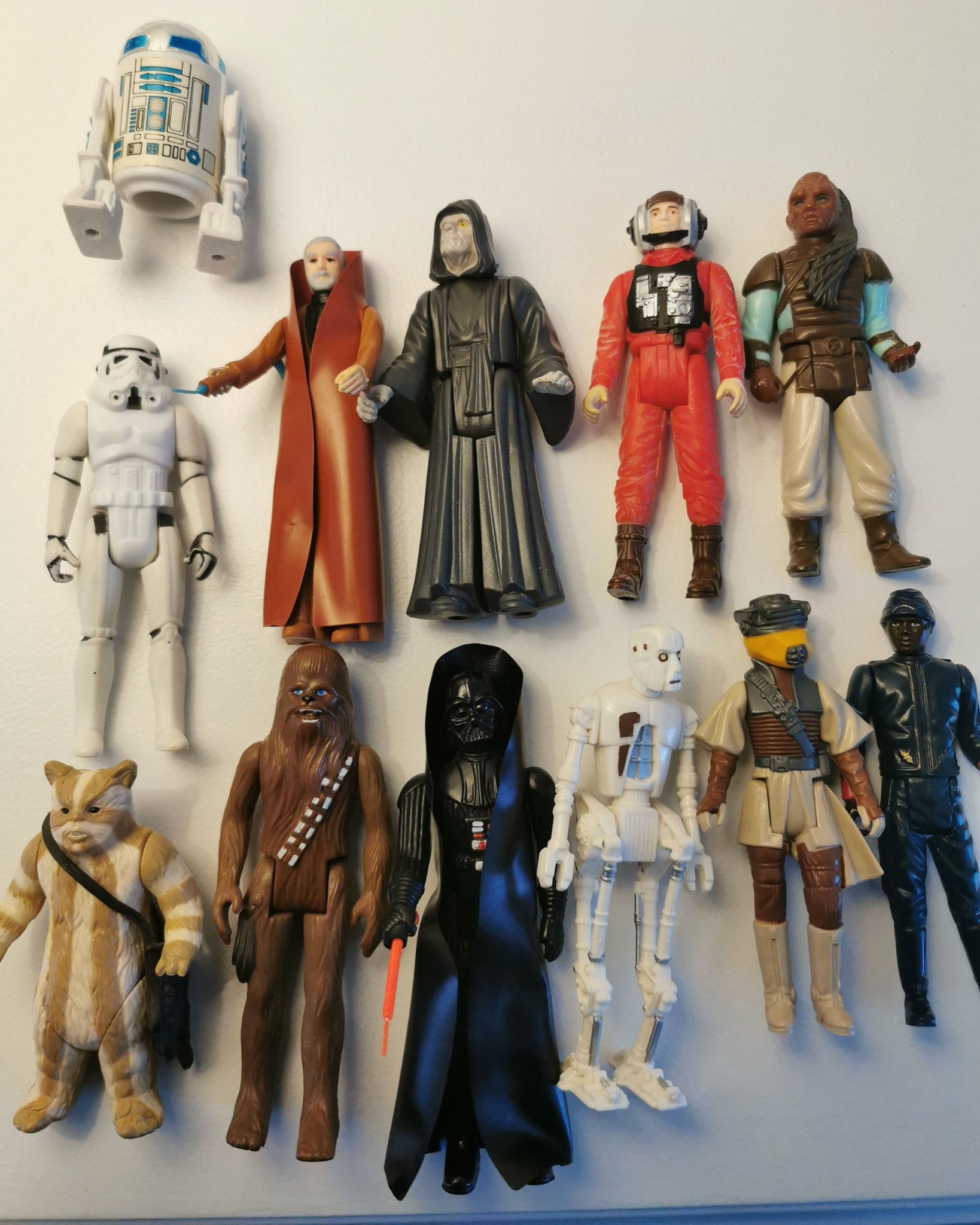 Vintage Retro Star Wars figurer (419420241) ᐈ Köp på Tradera