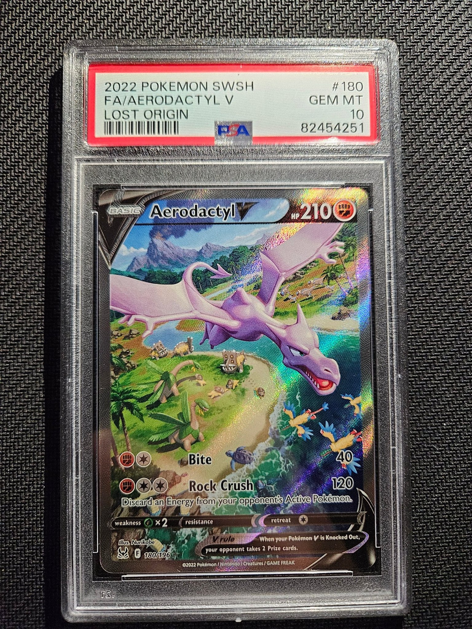 Super Rare!! ✨️MINT✨️ Aerodactyl V Alternate Art!! - Depop