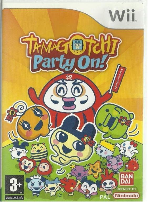 TAMAGOTCHI- PARTY ON ! ( INPLASTAT WII SPEL)