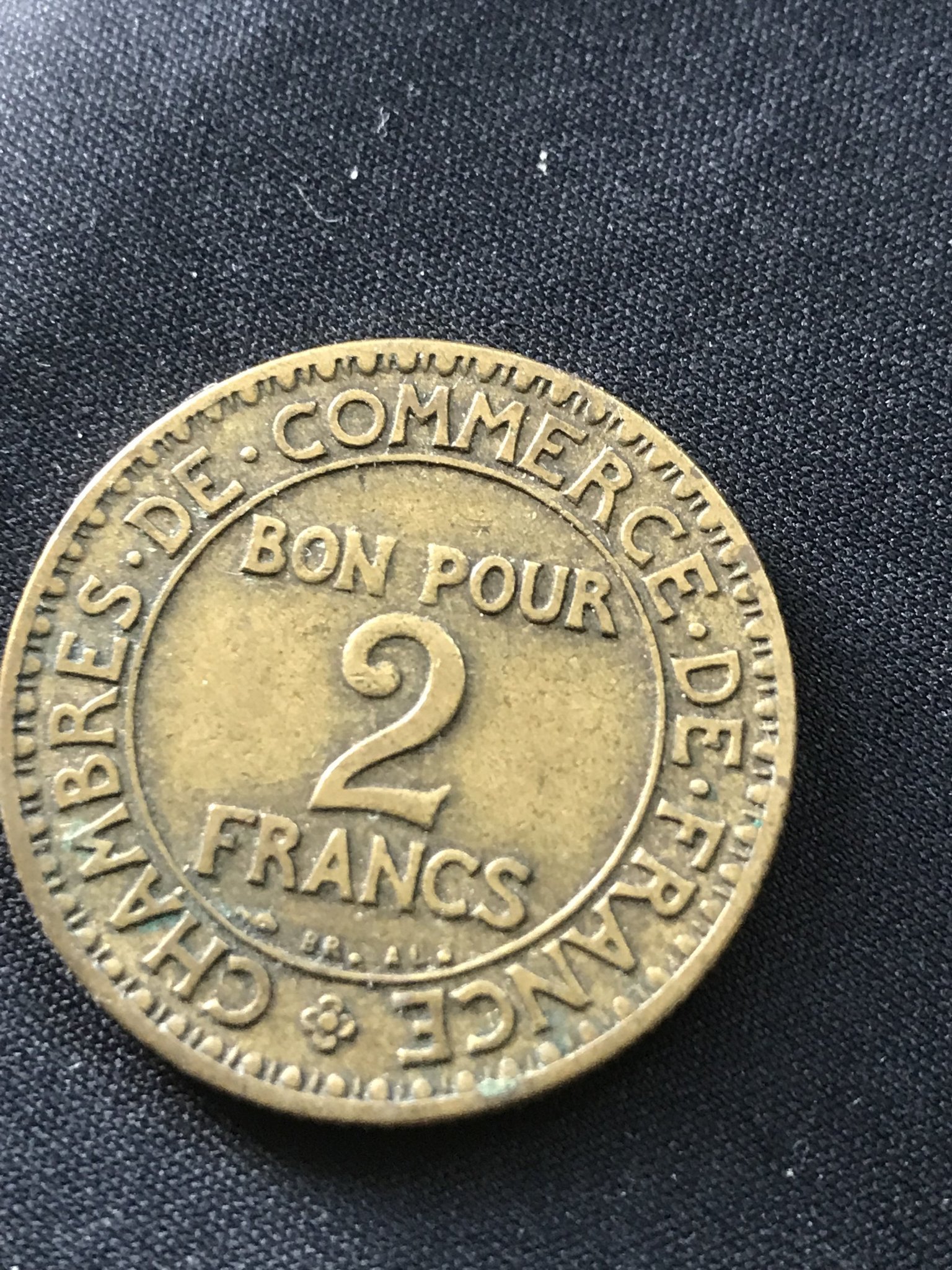 Frankrike 2 francs 1923 Bon Pour