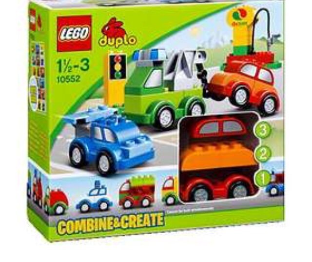 Duplo 10552 - skapa egna bilar