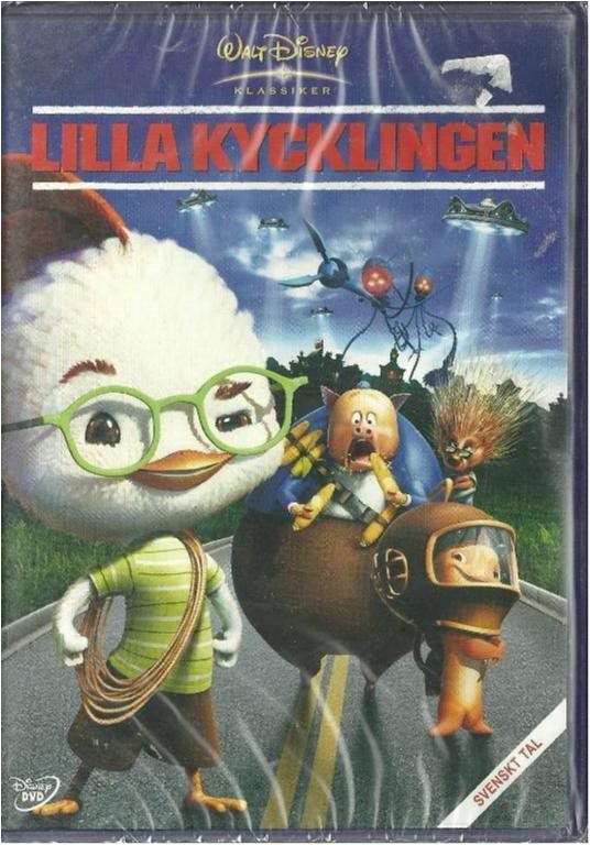 DISNEY KLASSIKER 45- LILLA KYCKLINGEN (NY & INPLASTAT)
