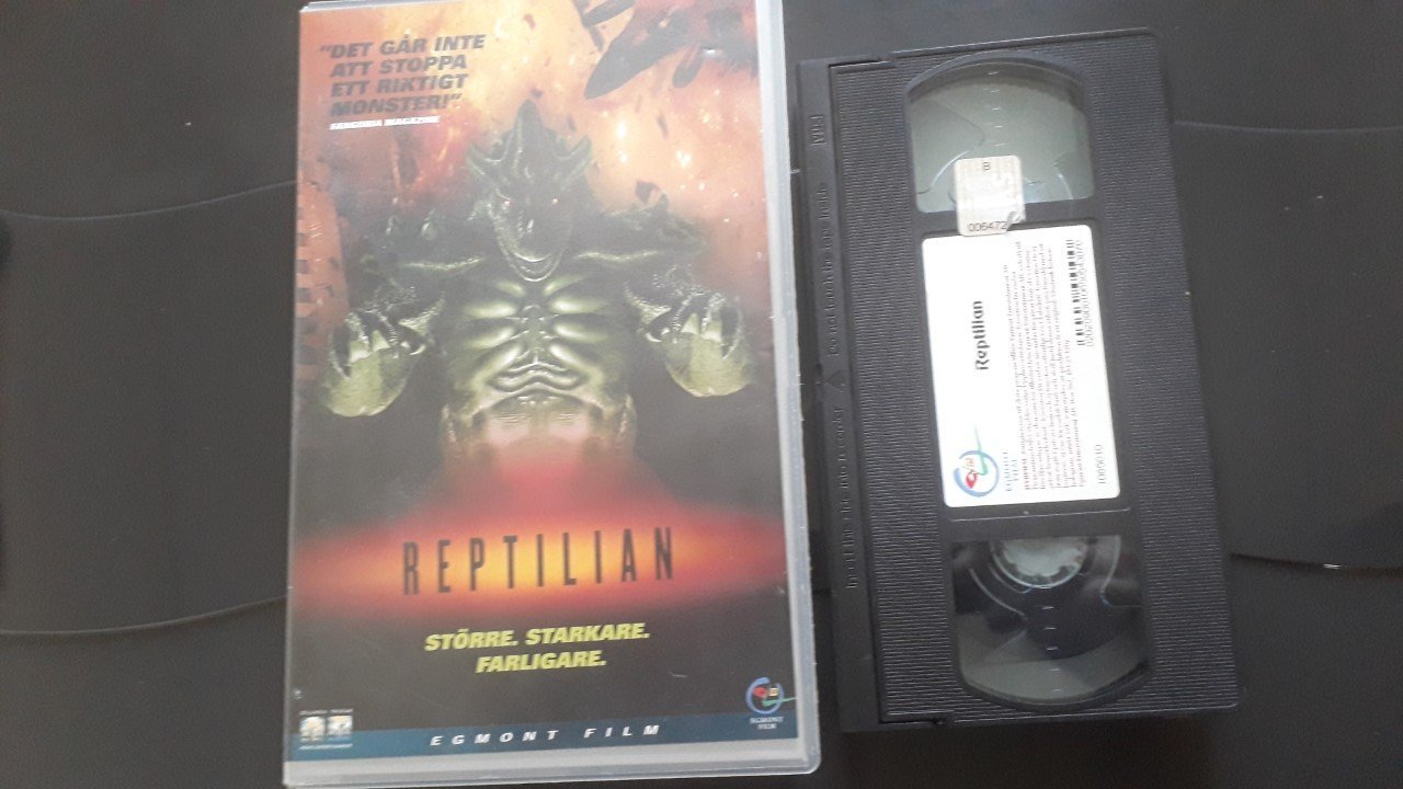 *VHS*/ REPTILIAN/ ACTIONSFMONSTER/ EGMONT/ RA.. (409673037) ᐈ Köp på