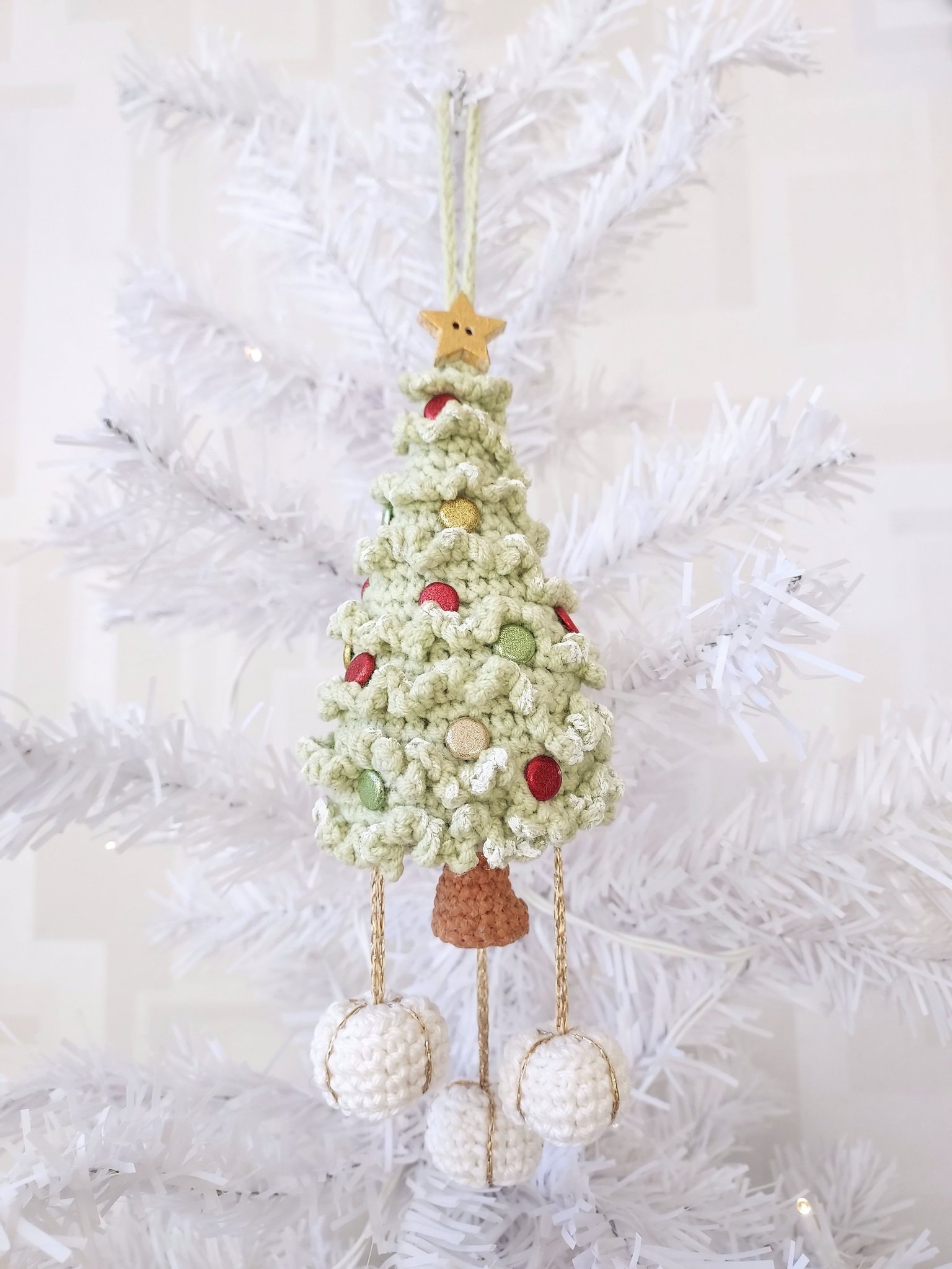 Virkad Julgran m Paket Gran Julhänge Jul Pynt D.. Köp på Tradera