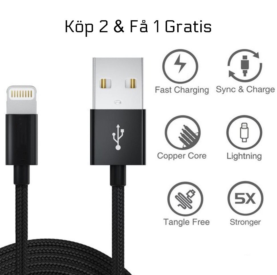 3M (10ft) Heavy Duty Metal Lightning USB Charge.. (319388125 3M (10ft) Heavy Duty Metal Lightning USB Charge.. (319388125