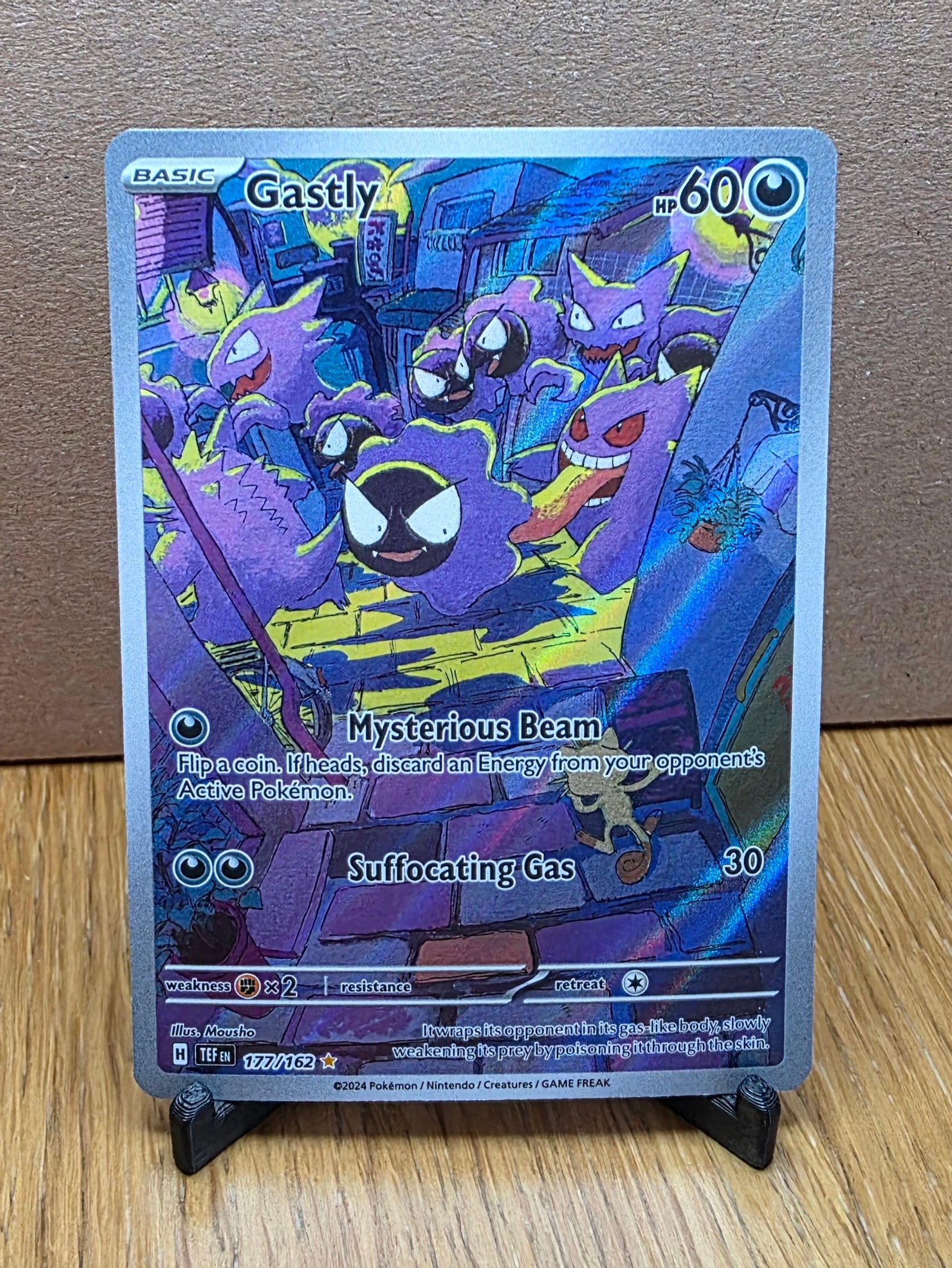 mega evolution pokemon promo card Pokemon - Scarlet & Violet - Temporal Forces - Gastly main image 0