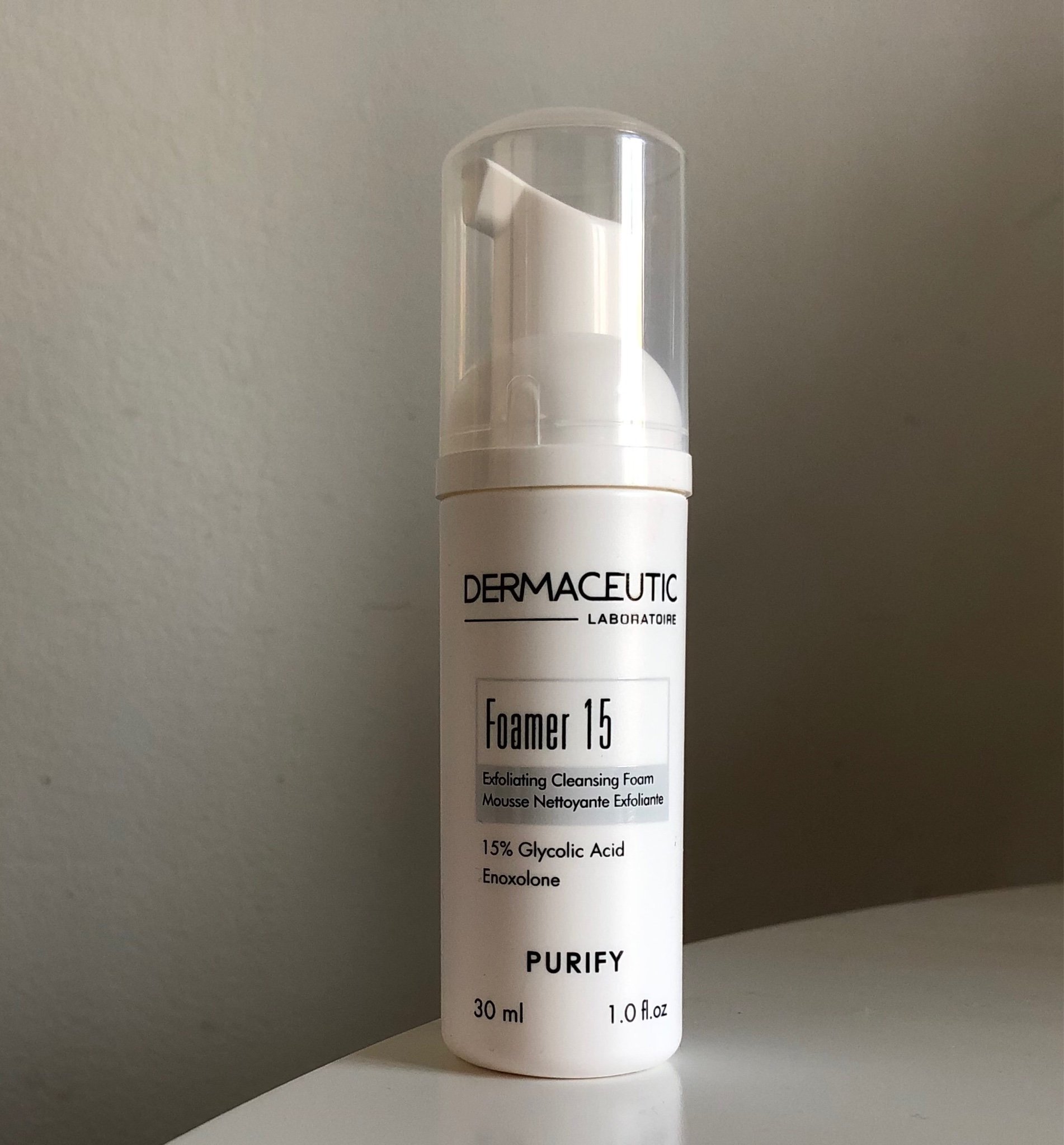 foamer 15 exfoliating cleanser