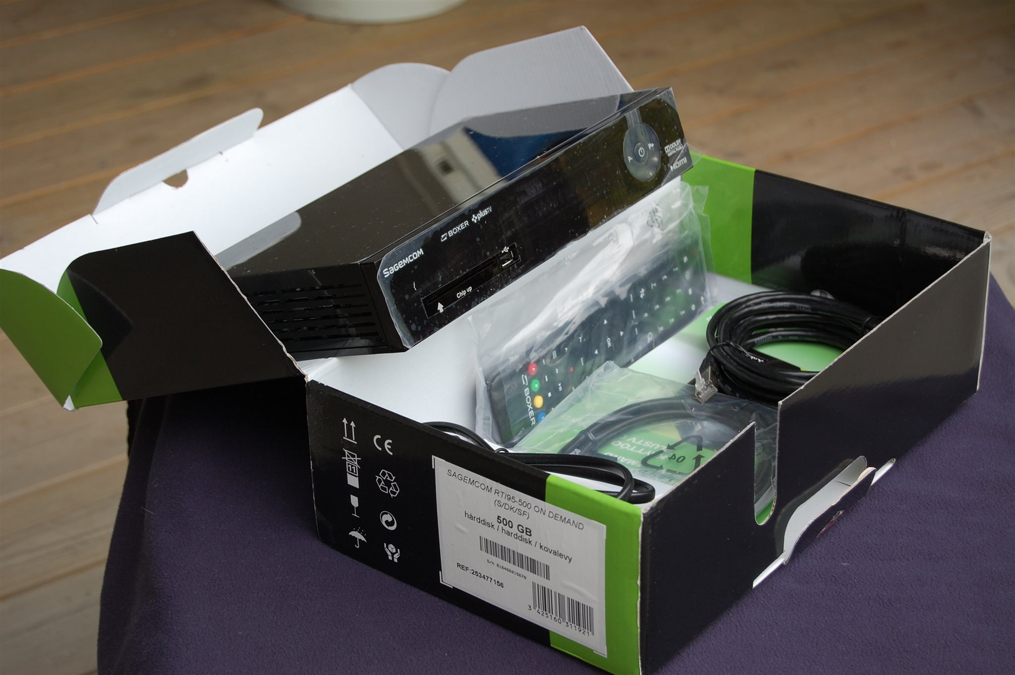 inspelningsbar box med hårddisk inspelningsbar box med hårddisk