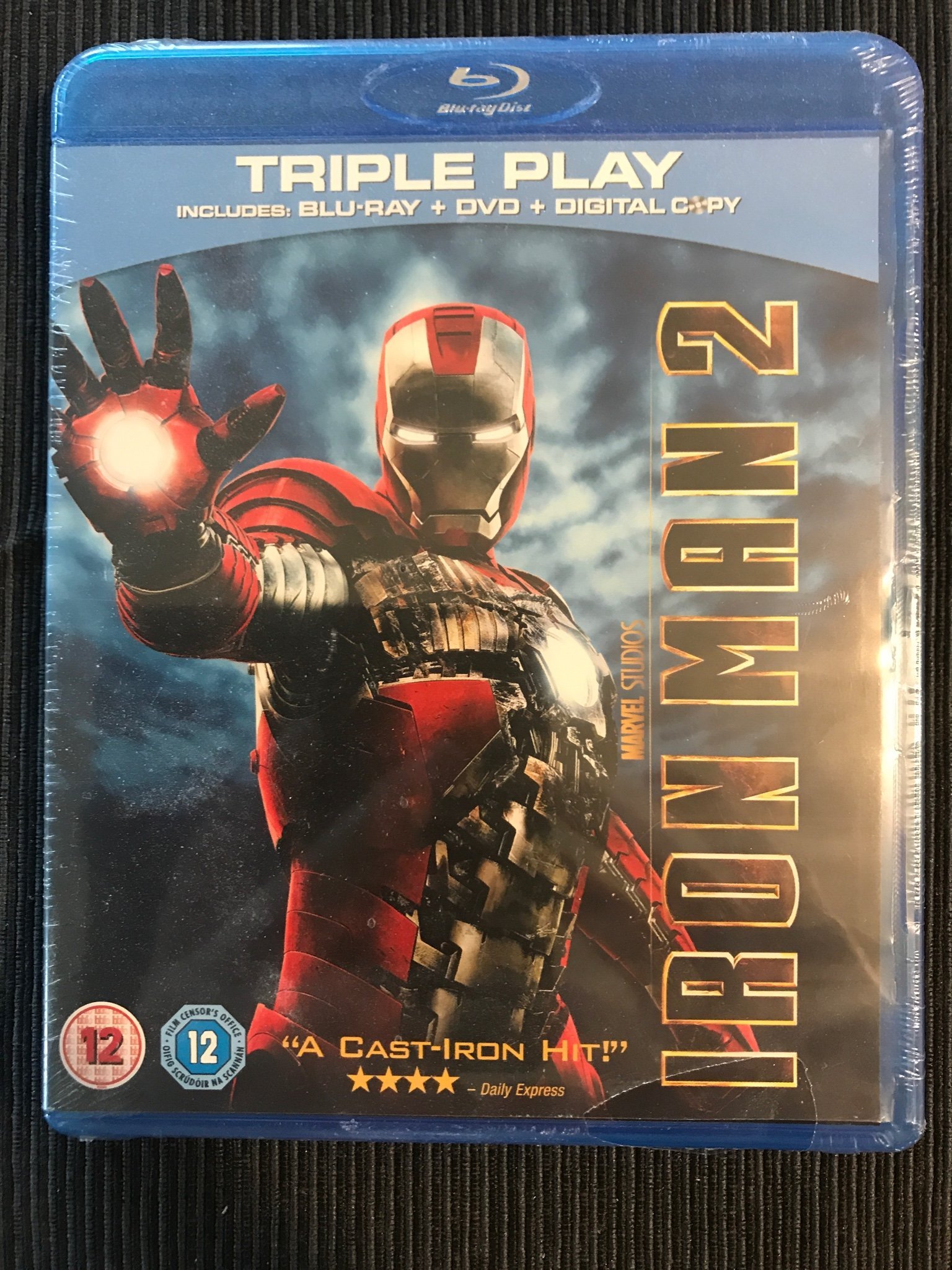 Iron Man 2, blu-ray zon B, svensk text, NY!
