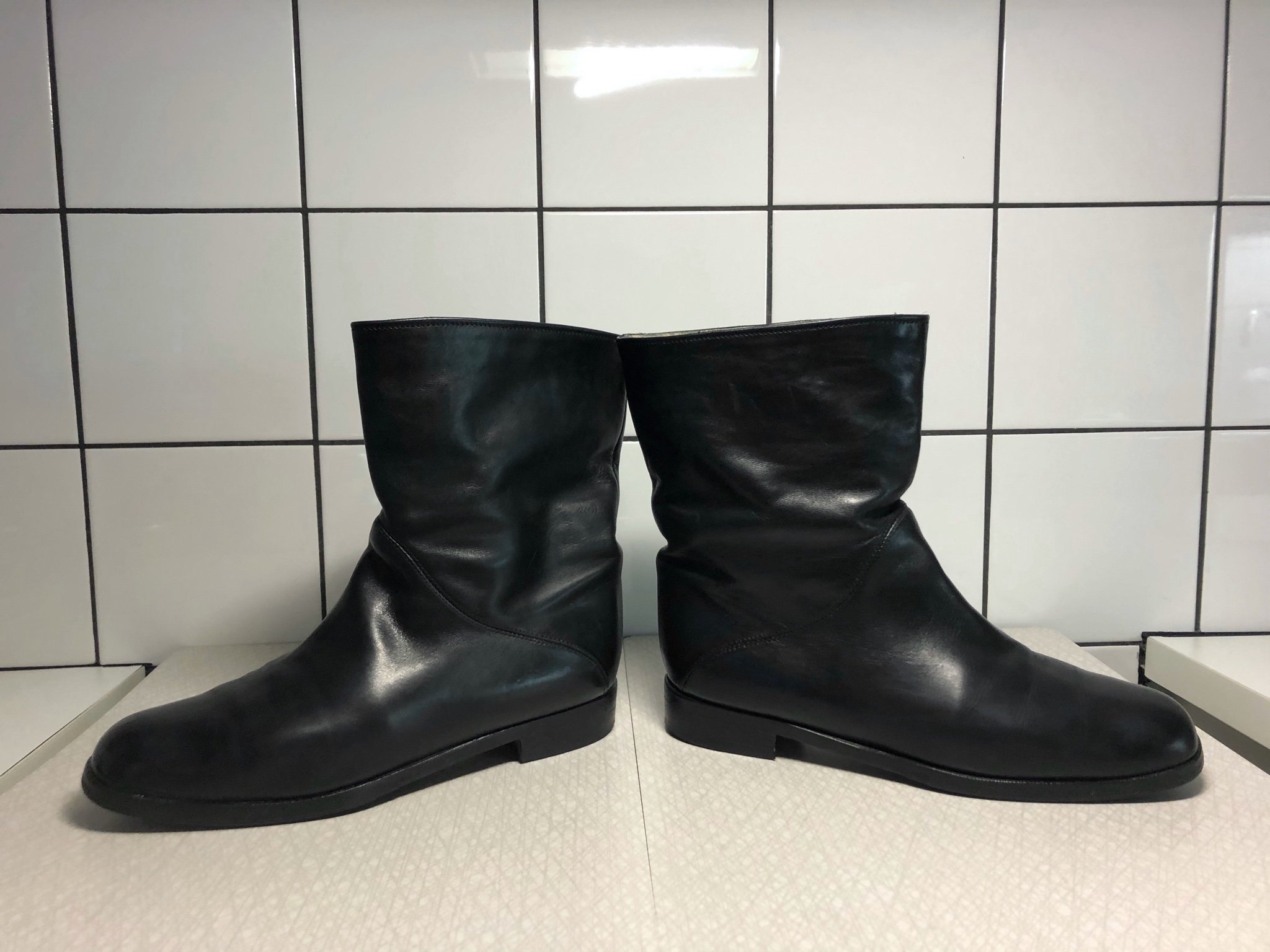 VINTAGE STÖVLETTER 80 TAL ITALY BOOTS SKINNSTÖVLAR STÖVLAR 39 38 VINTAGE STÖVLETTER 80 TAL ITALY BOOTS SKINNSTÖVLAR STÖVLAR 39 38