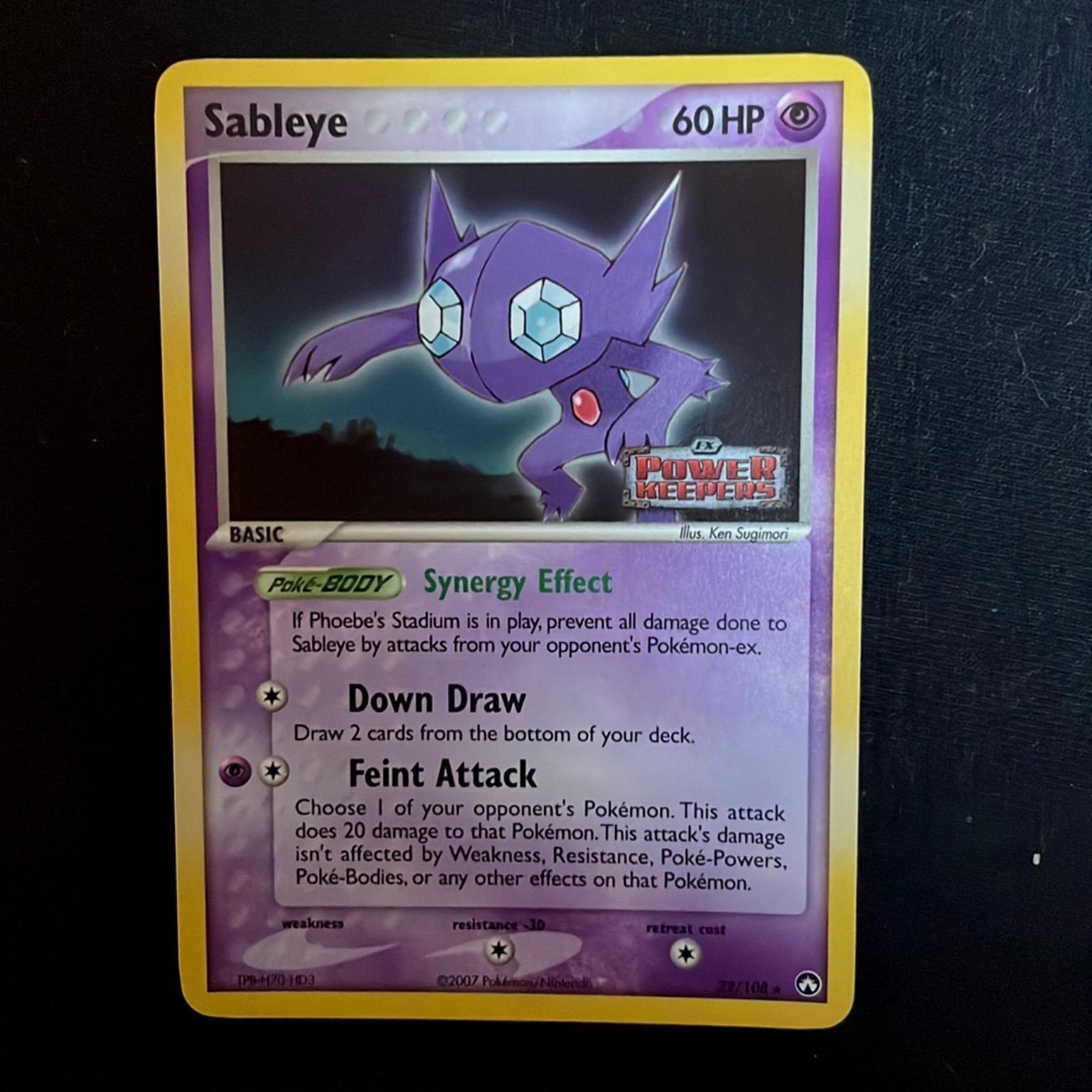 Sableye Reverse Holo 22/108 EX Power Keep.. Köp på Tradera