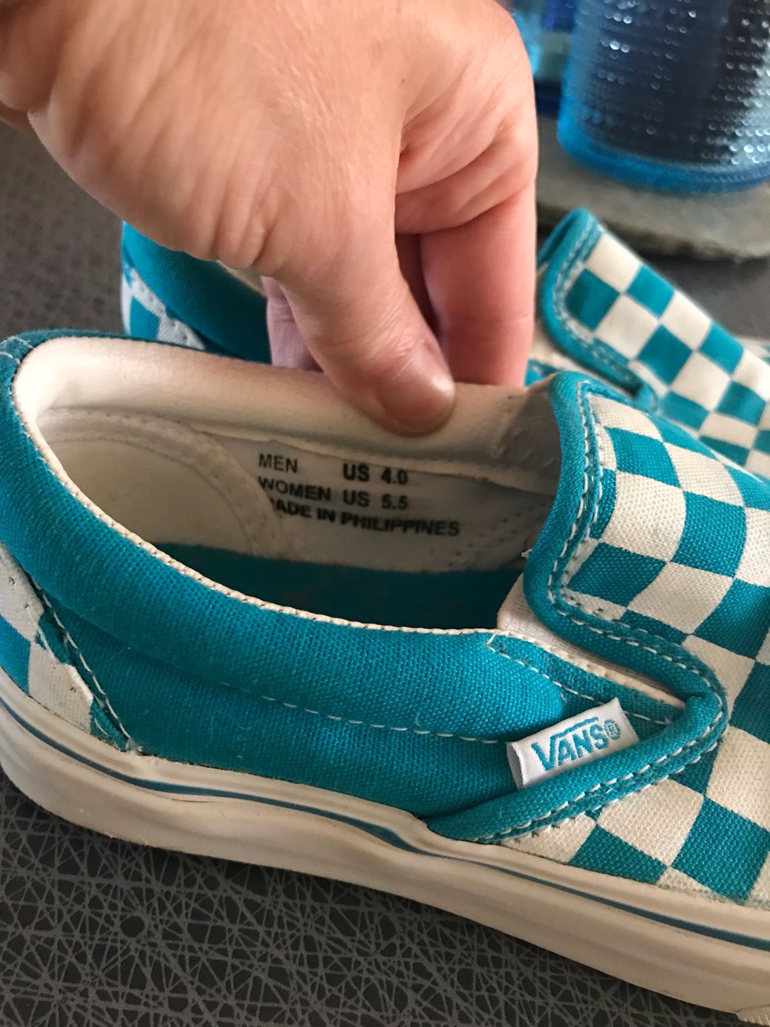 vans små i storleken vans små i storleken