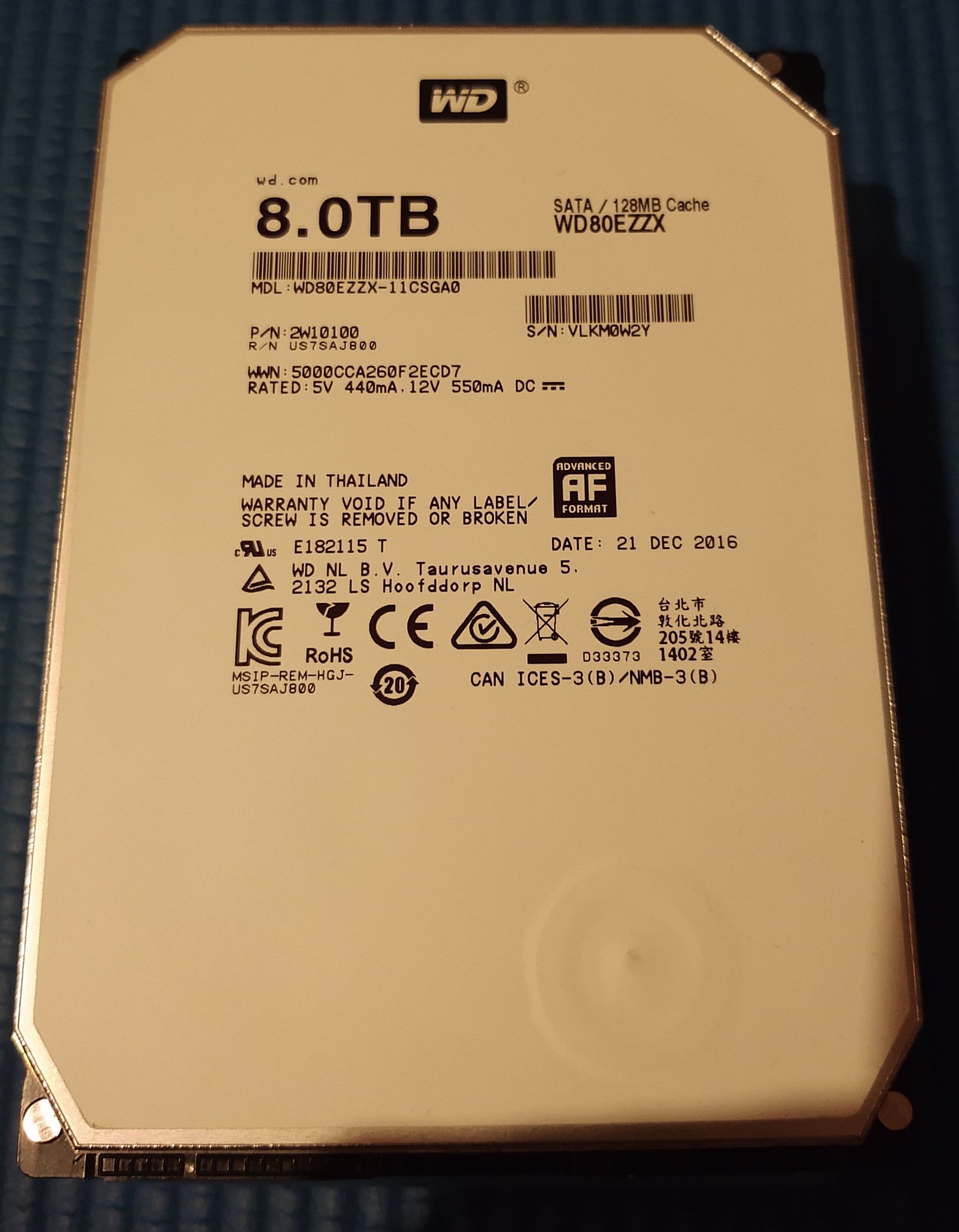 WD / Western Digital 8TB / 8TB (~8000MB) SATAII.. (434386286) ᐈ Köp på ...