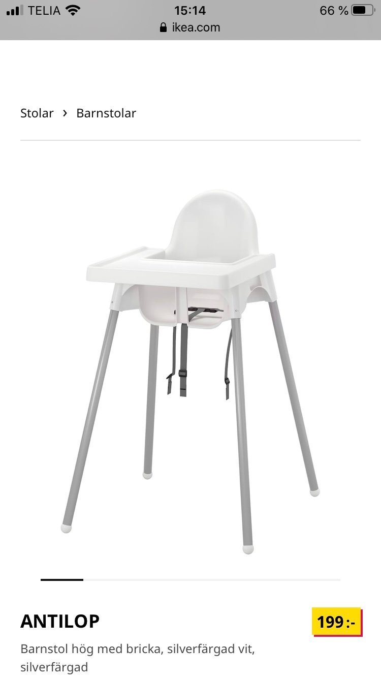 Antilop barnstol från IKEA Antilop barnstol från IKEA
