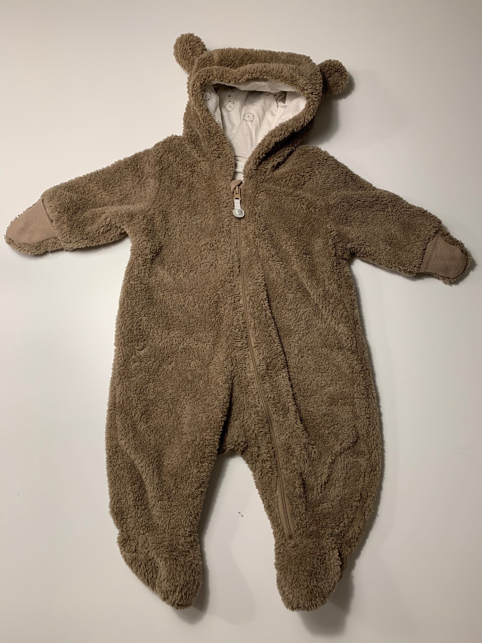 h&m baby overall teddy