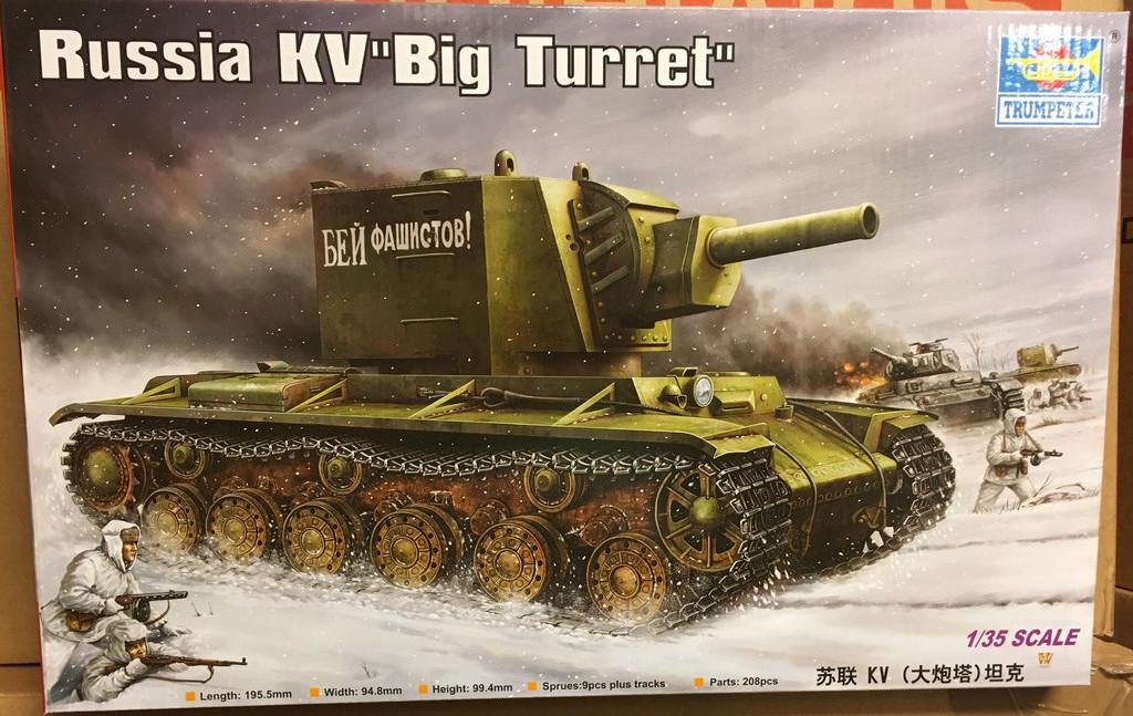 RUSSIA KV "BIG TURRET" TRUMPETER 1/35