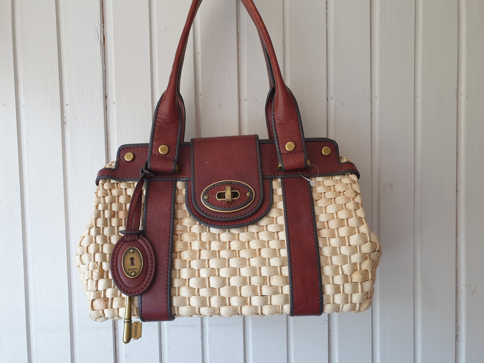 Fossil Rachel Satchel handaxelväska. Fossil Rachel Satchel handaxelväska.