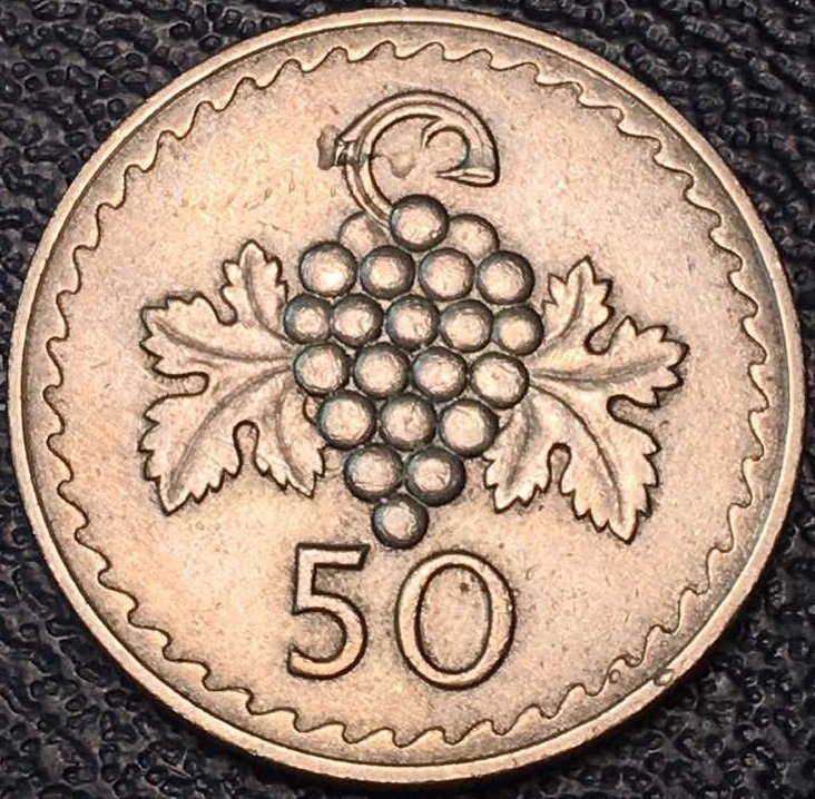 1963 cypern 50 Mils Cyprus (402828937) ᐈ BankNote på Tradera