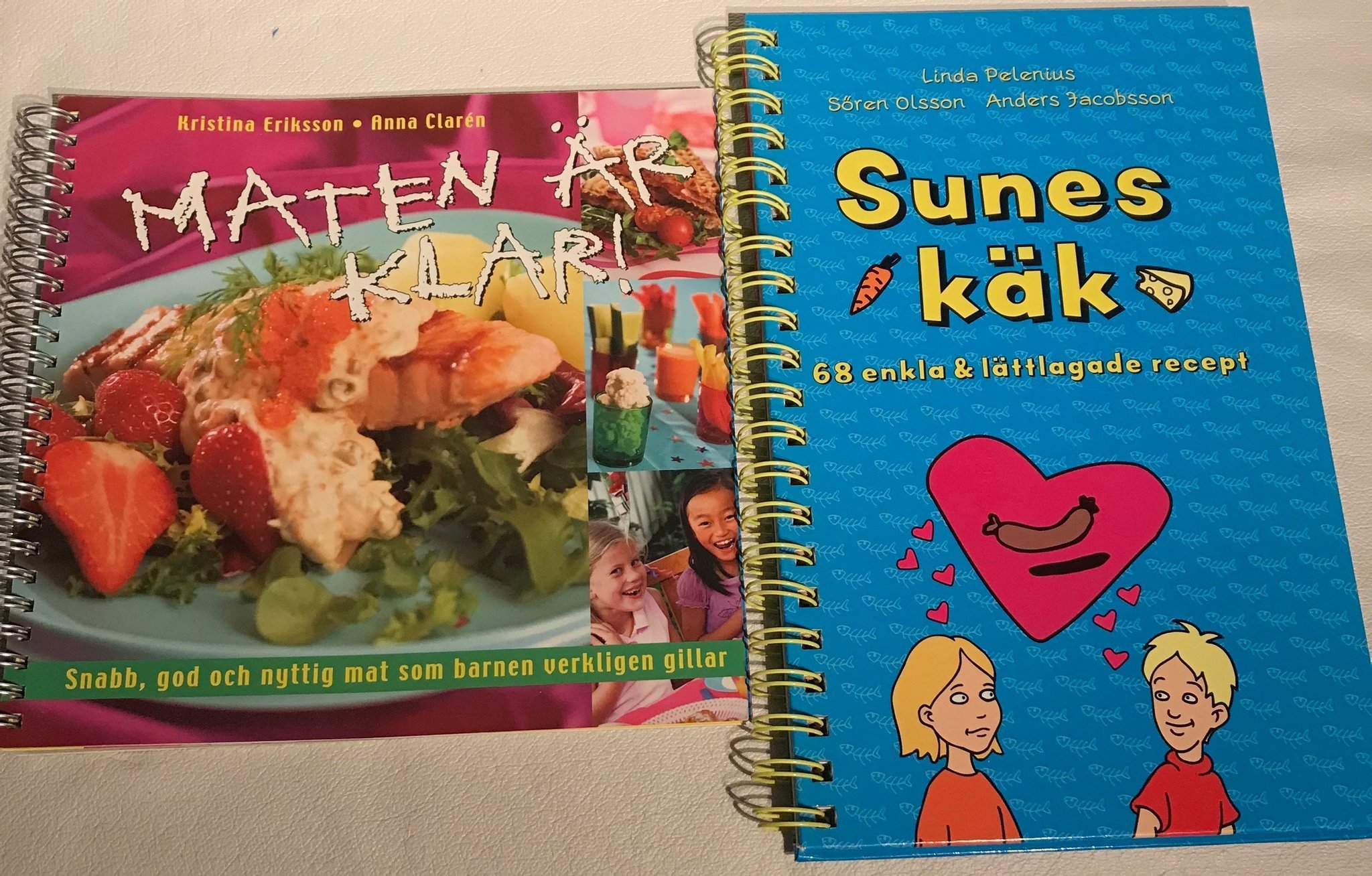 Kokböcker för barnSunes käk samt Maten är klar Köp på Tradera