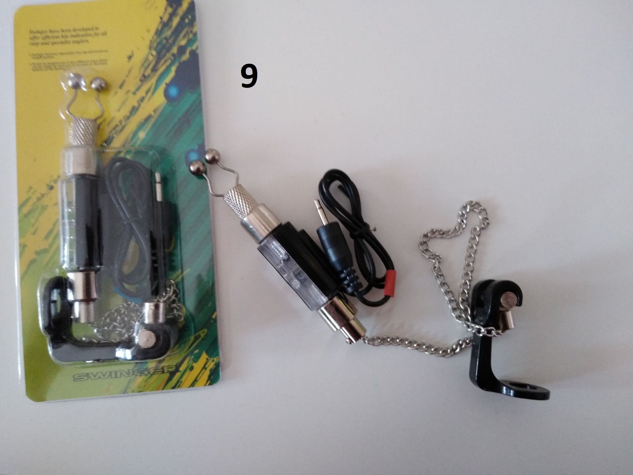 2st Carp Fishing Bite Alarm LED Swingers Hangers Indicator