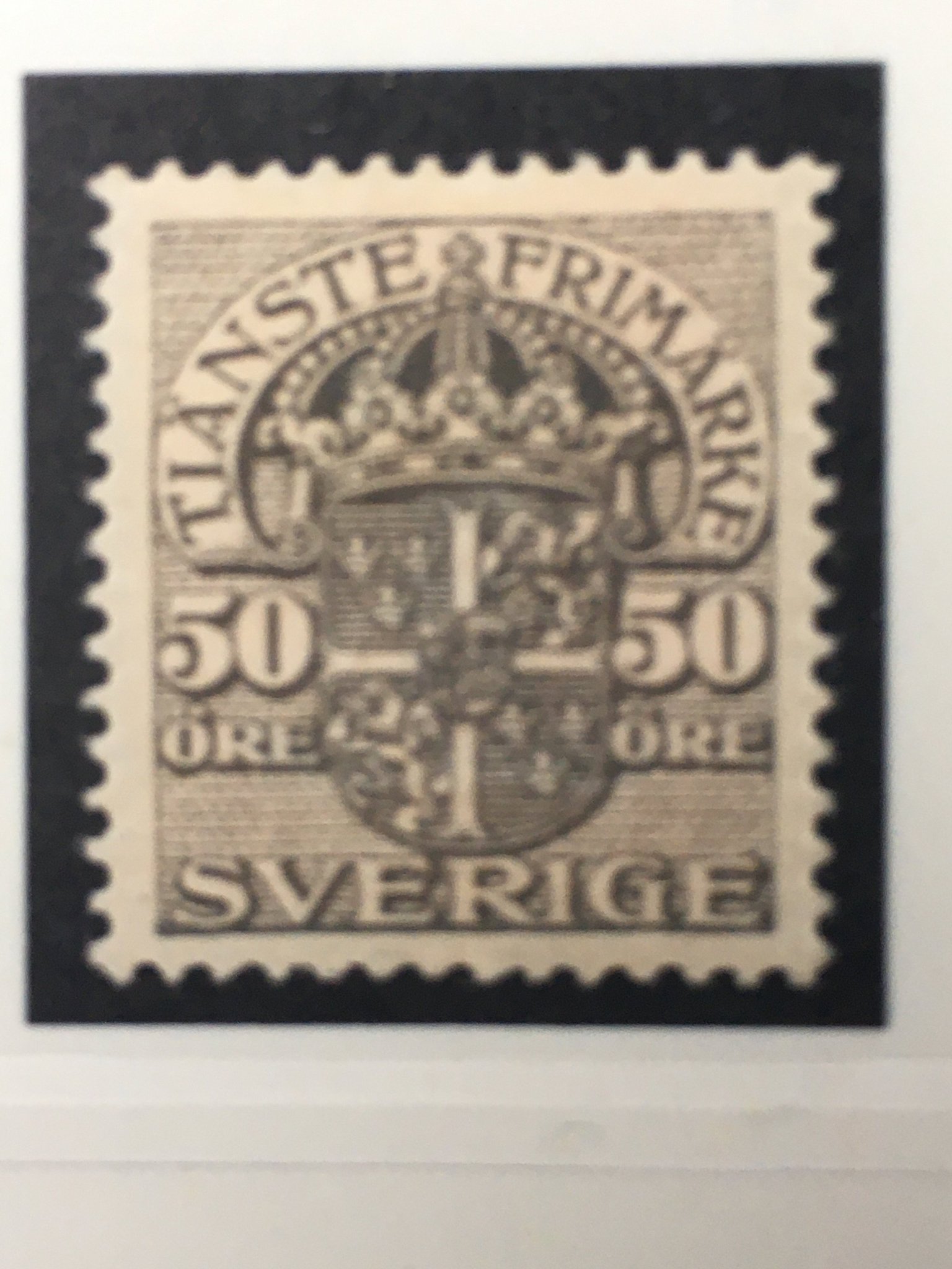 Tj37** 50 öre FACIT 180 kr PRAKT