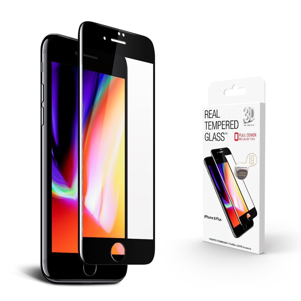 2X Glasskydd iPhone 7/8 iPhone SE 2020 5D Härdat Täcker hela skärmen