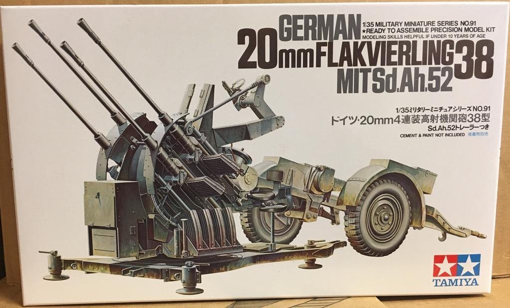 1/35 GERMAN 20mm FLAKVIERLING 38