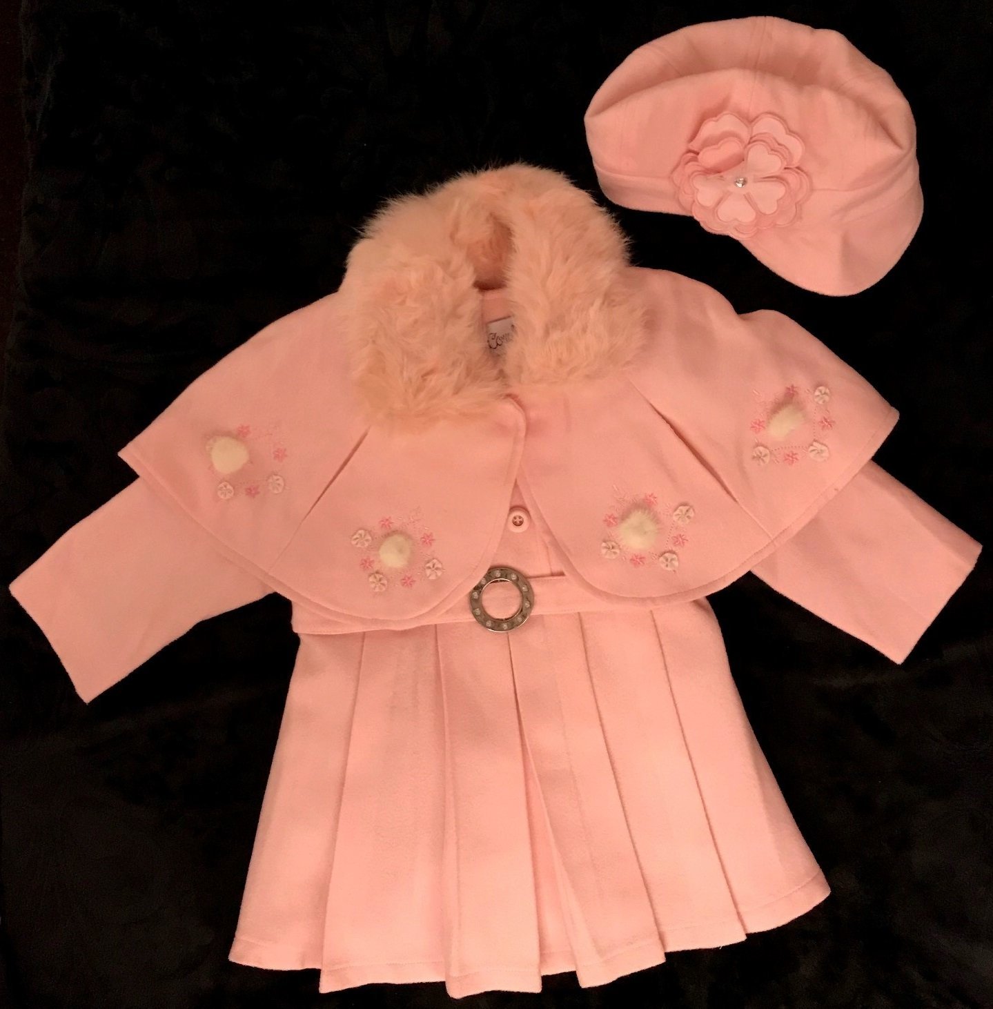 Juicy Couture, Klänning, Strl: 92, Girls 2 PC Dress Set, VitBlå, Polyester Juicy Couture, Klänning, Strl: 92, Girls 2 PC Dress Set, VitBlå, Polyester