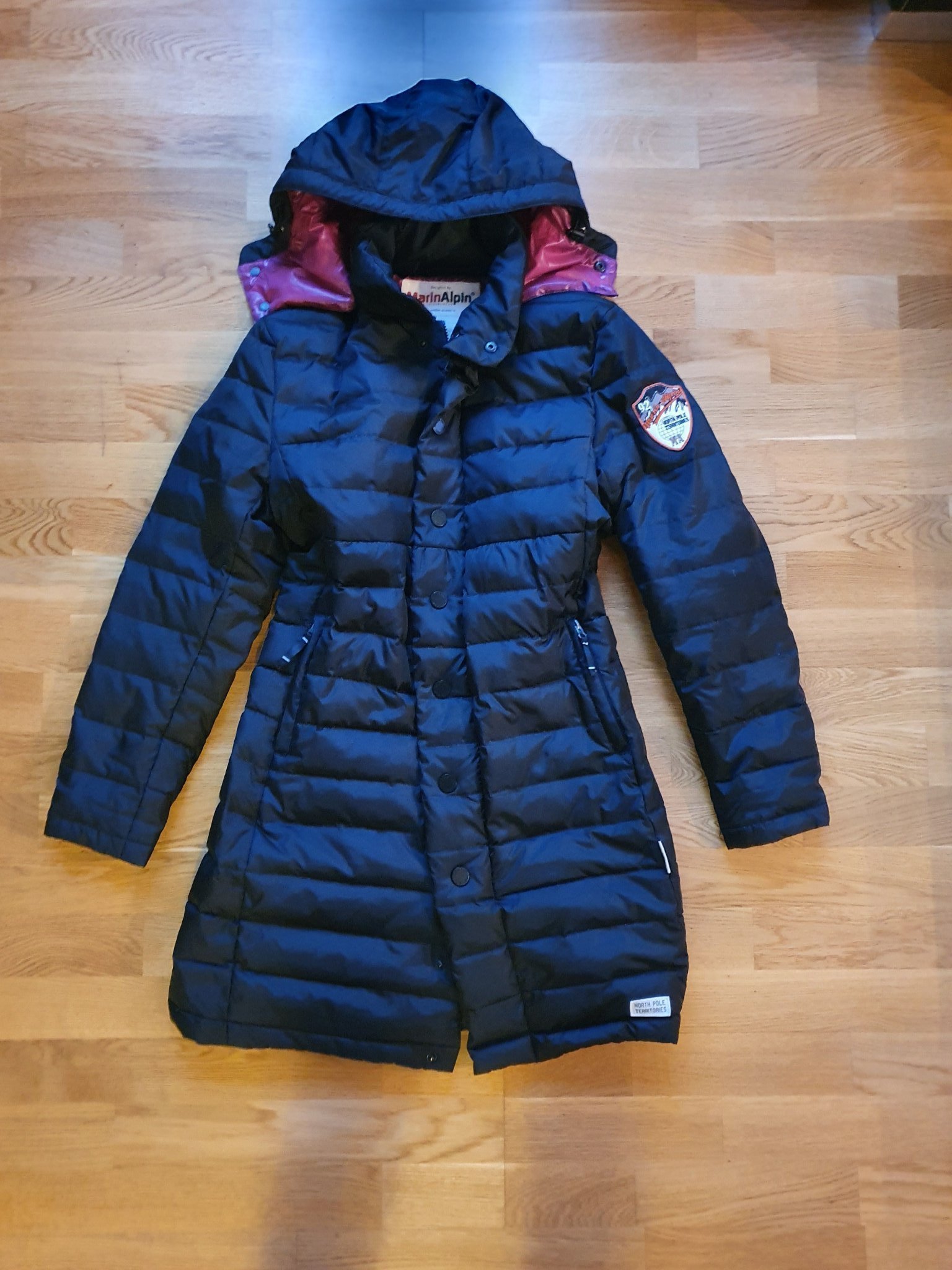 Svart Marin Alpin Jacka Stl M Svart Marin Alpin Jacka Stl M