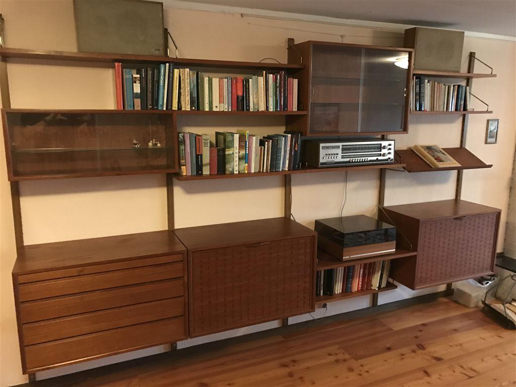 Poul cadovius, hyllsystem cado i teak på tradera.com bokhyllor för