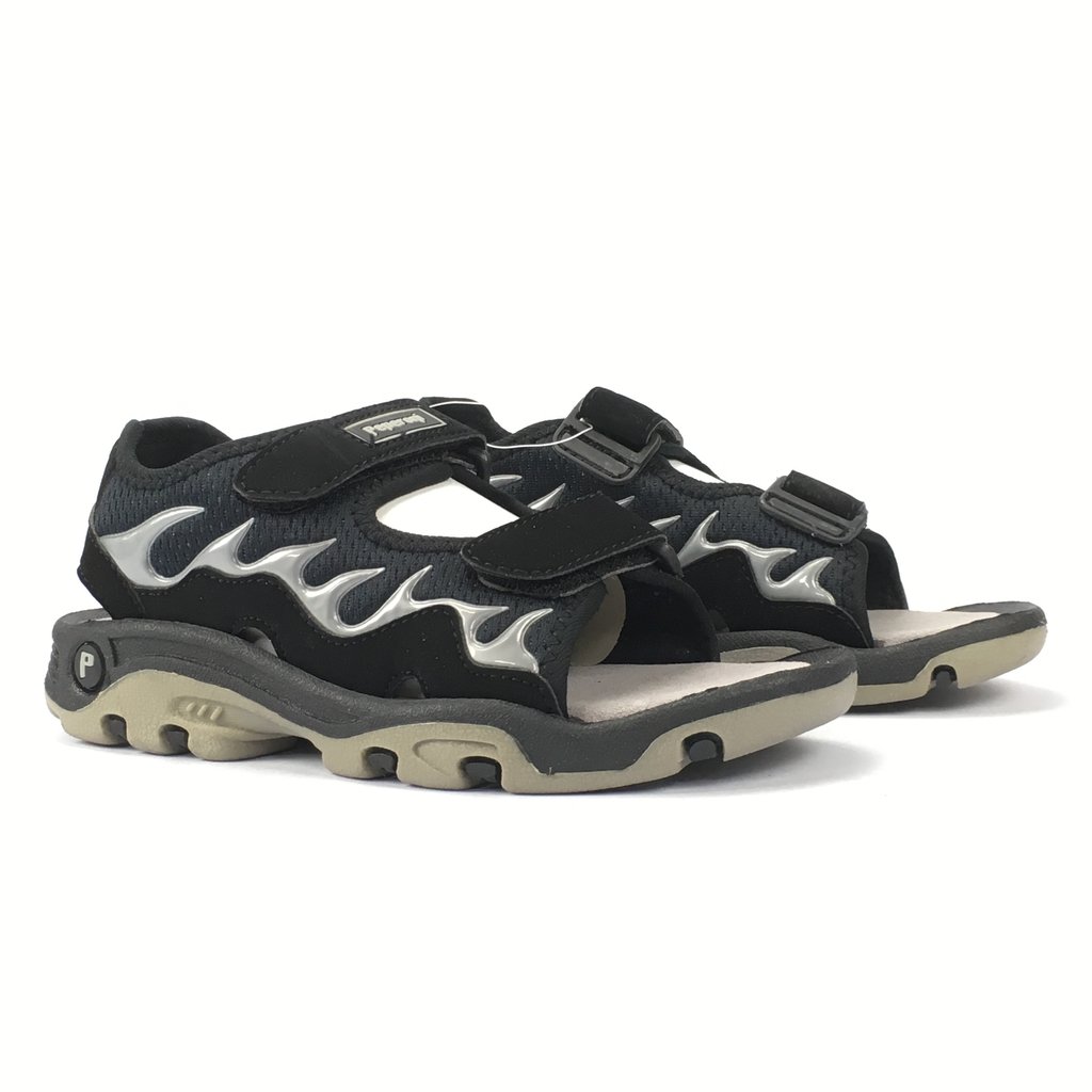 PEPERONI svart grå Sandal strl 35 PEPERONI svart grå Sandal strl 35