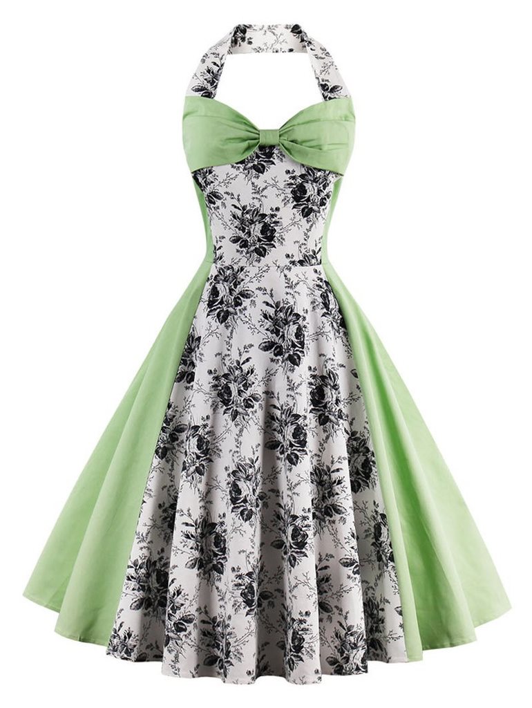 grön rockabilly klänning grön rockabilly klänning