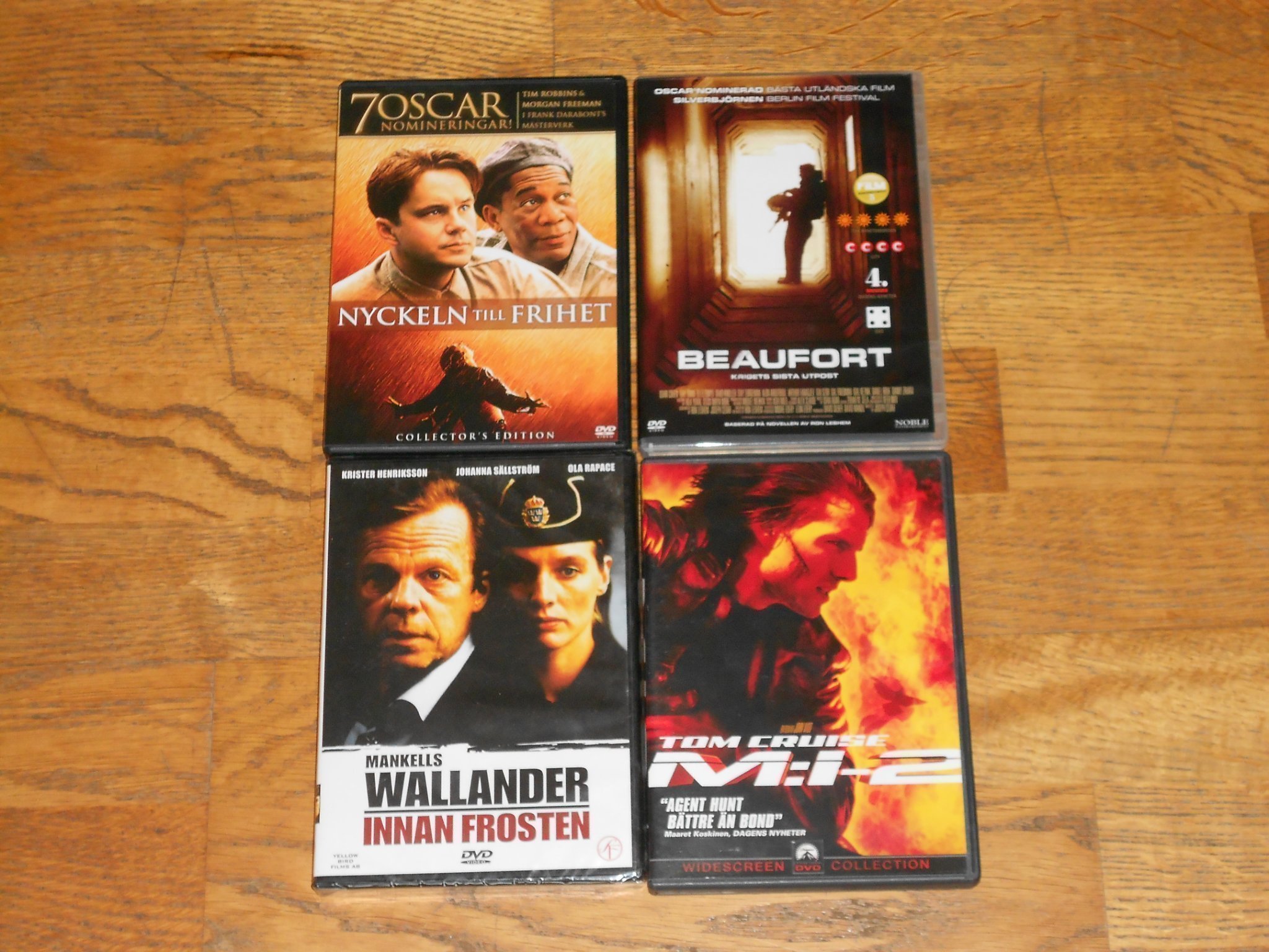 dvd 4 st 1 inplastad +3 i bra skick