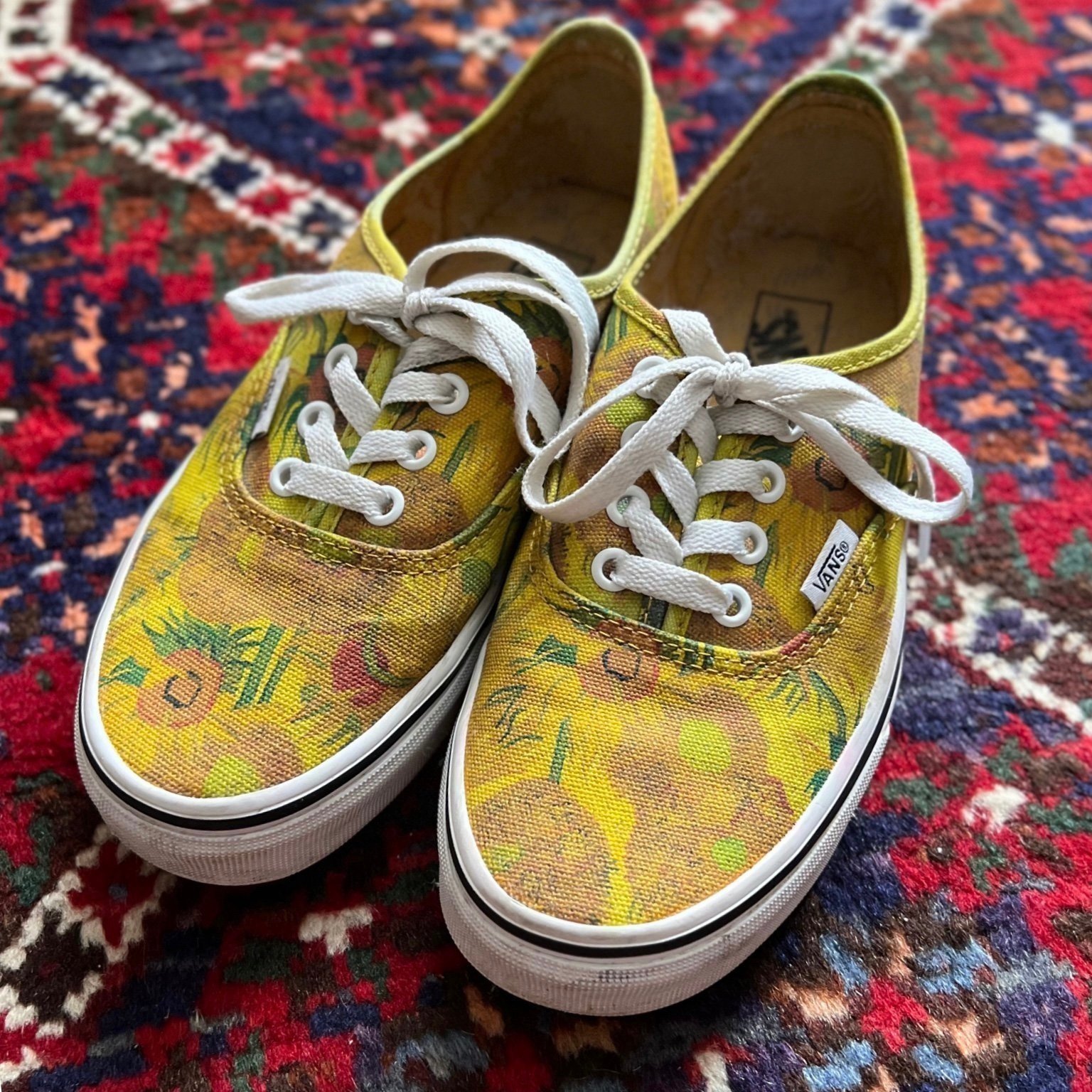 Vans Van Gogh Sunflower LIMITED EDITION. Size 37