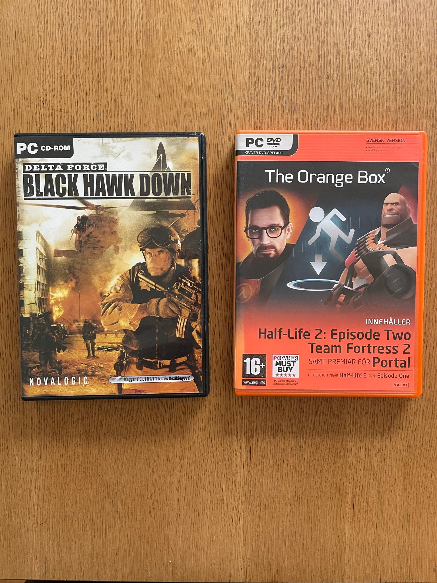 PC spelpaket – The Orange Box + Delta Force Black Hawk Down