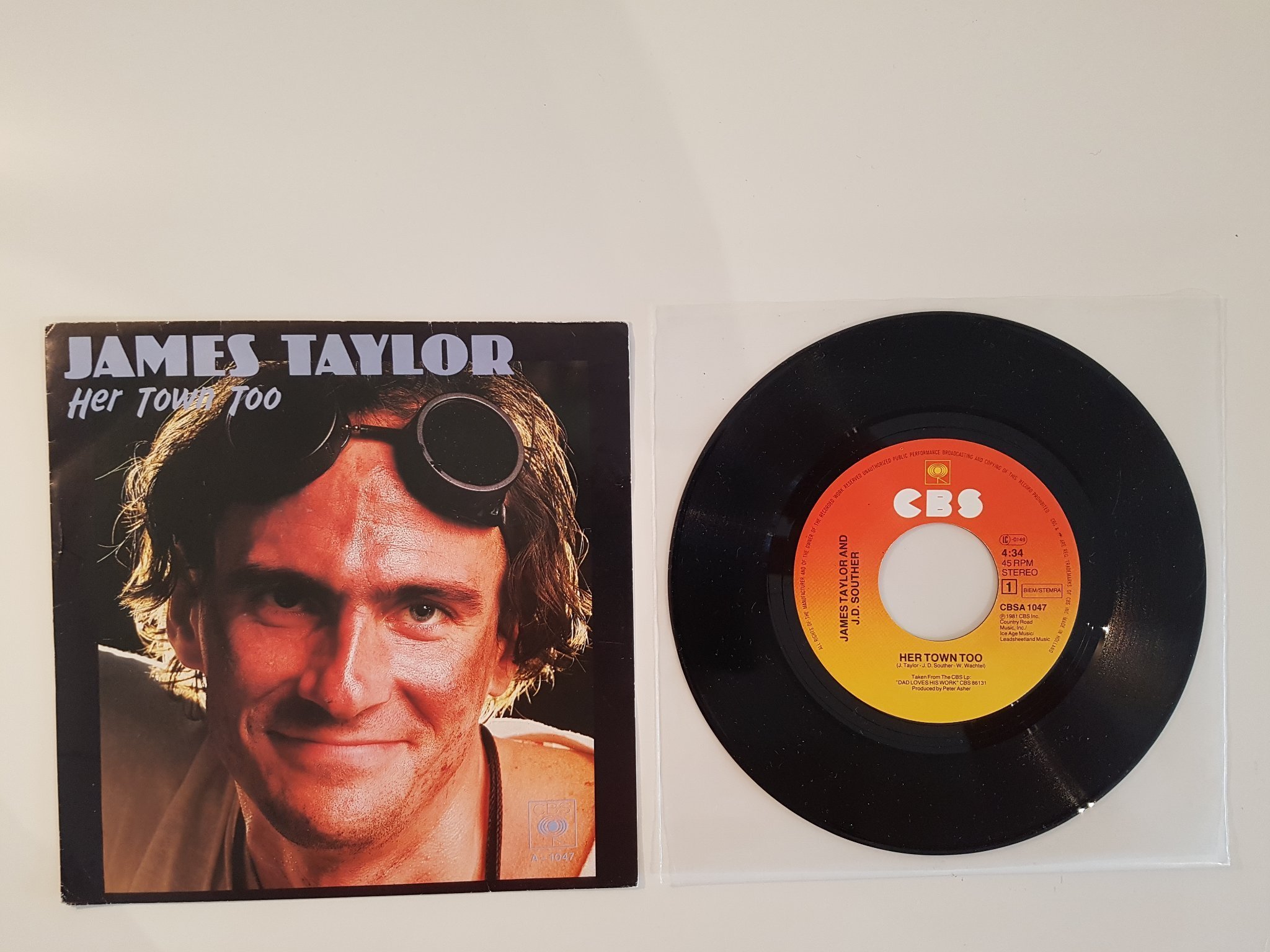 James Taylor - Her town too 7" vinylsingel FINT.. (400735717) ᐈ Köp på ...
